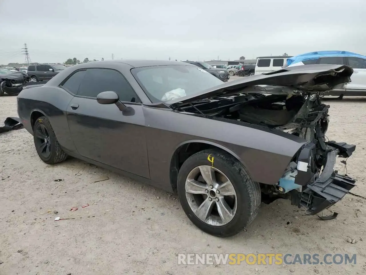 4 Photograph of a damaged car 2C3CDZAG4MH542614 DODGE CHALLENGER 2021