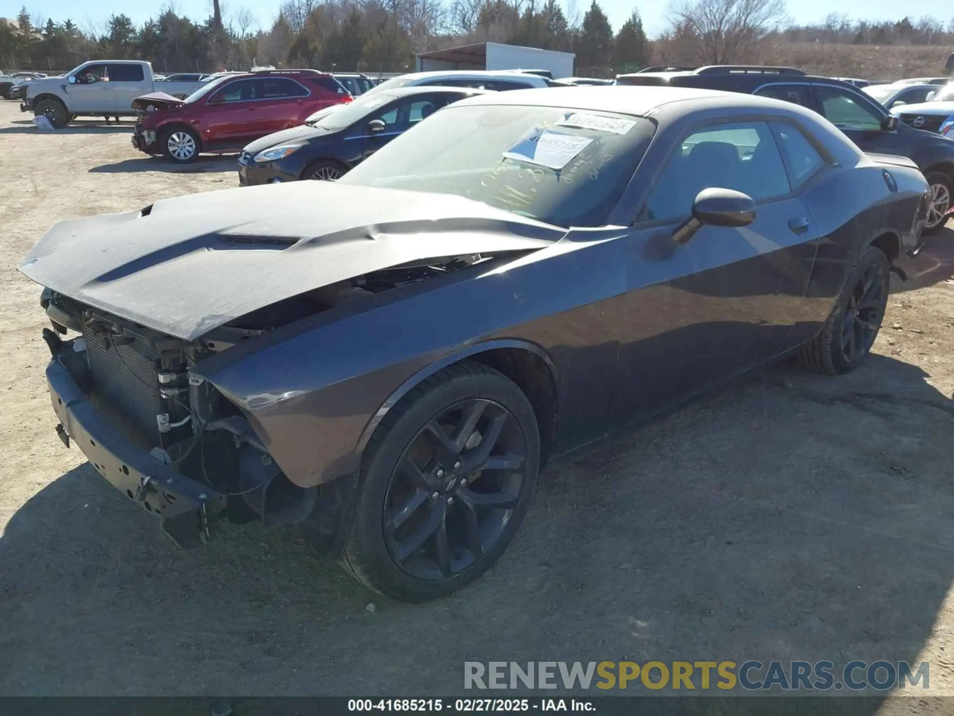 2 Photograph of a damaged car 2C3CDZAG4MH568307 DODGE CHALLENGER 2021