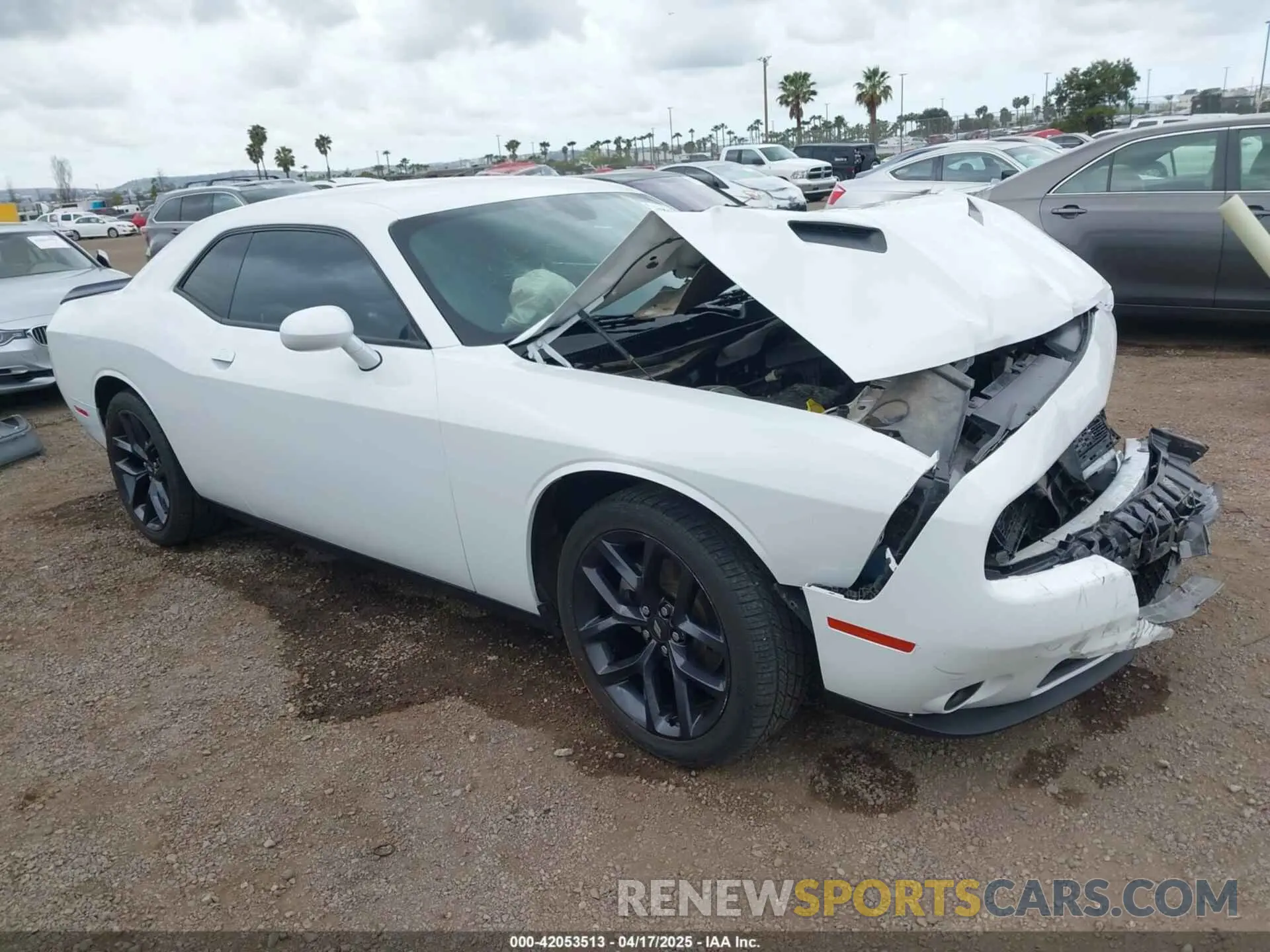 1 Photograph of a damaged car 2C3CDZAG4MH646245 DODGE CHALLENGER 2021