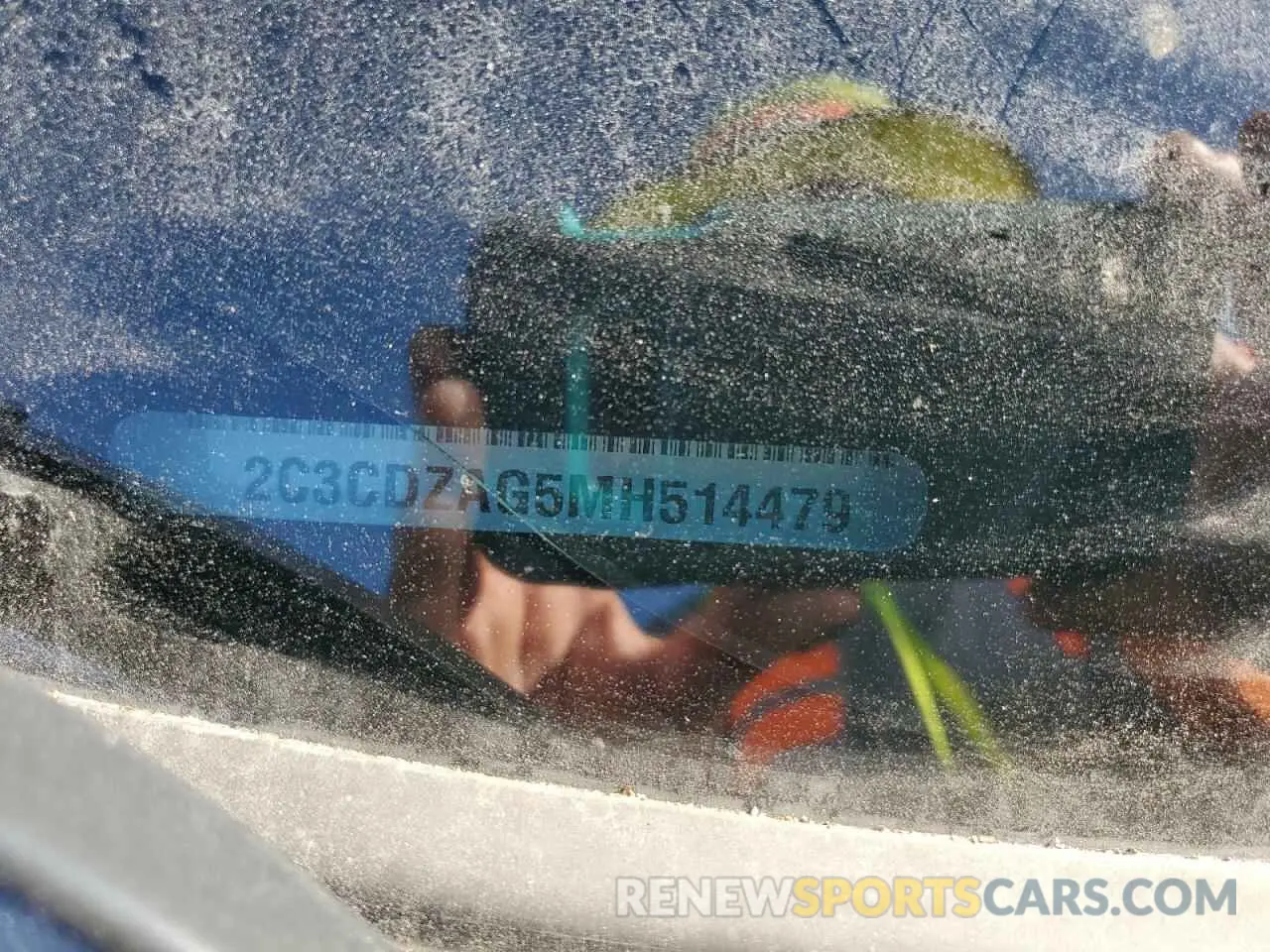 13 Photograph of a damaged car 2C3CDZAG5MH514479 DODGE CHALLENGER 2021