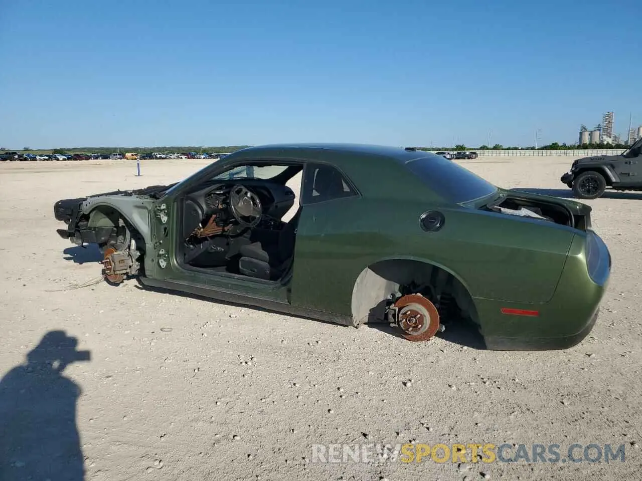 2 Photograph of a damaged car 2C3CDZAG5MH514479 DODGE CHALLENGER 2021