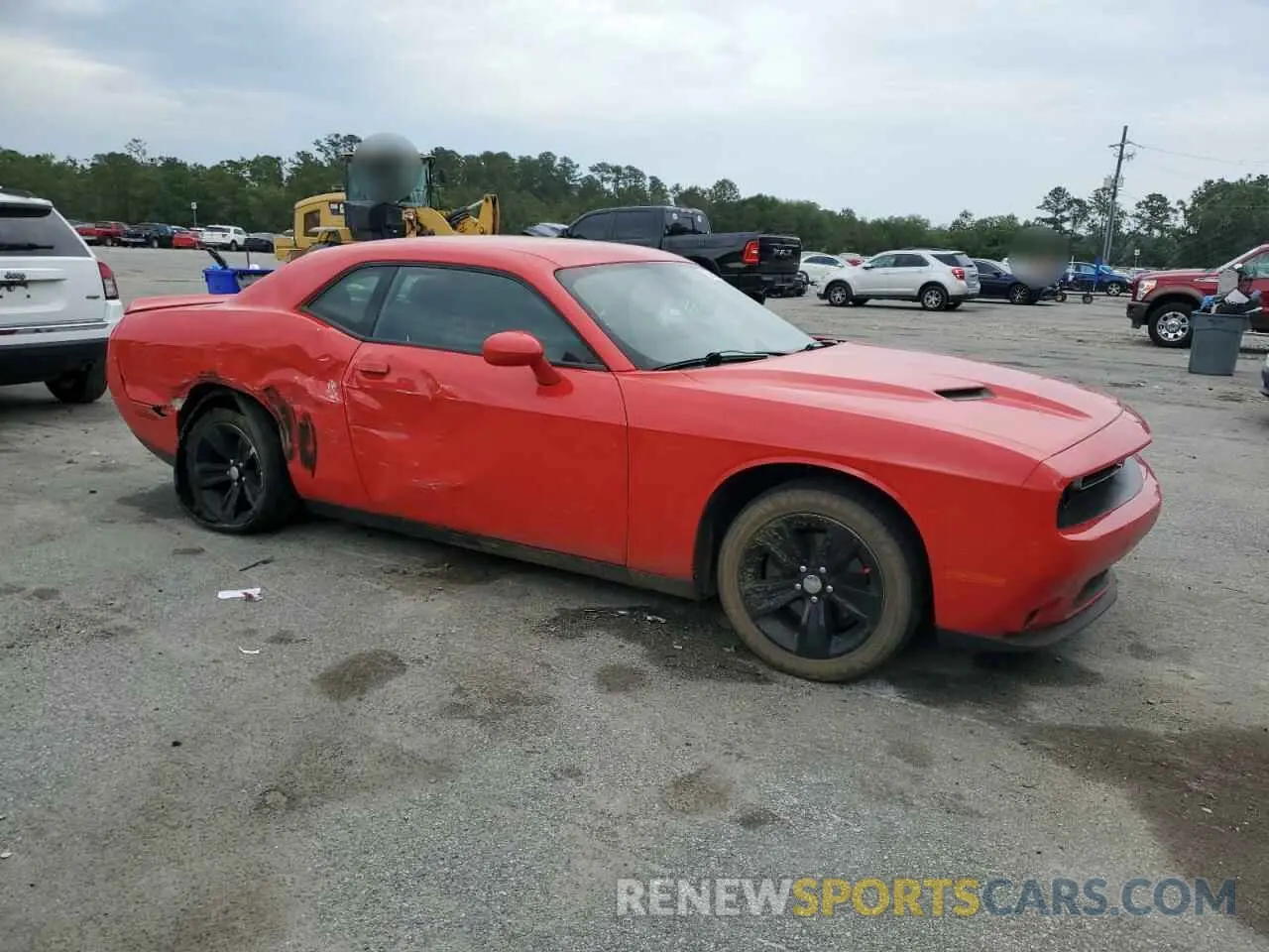 4 Photograph of a damaged car 2C3CDZAG5MH536286 DODGE CHALLENGER 2021