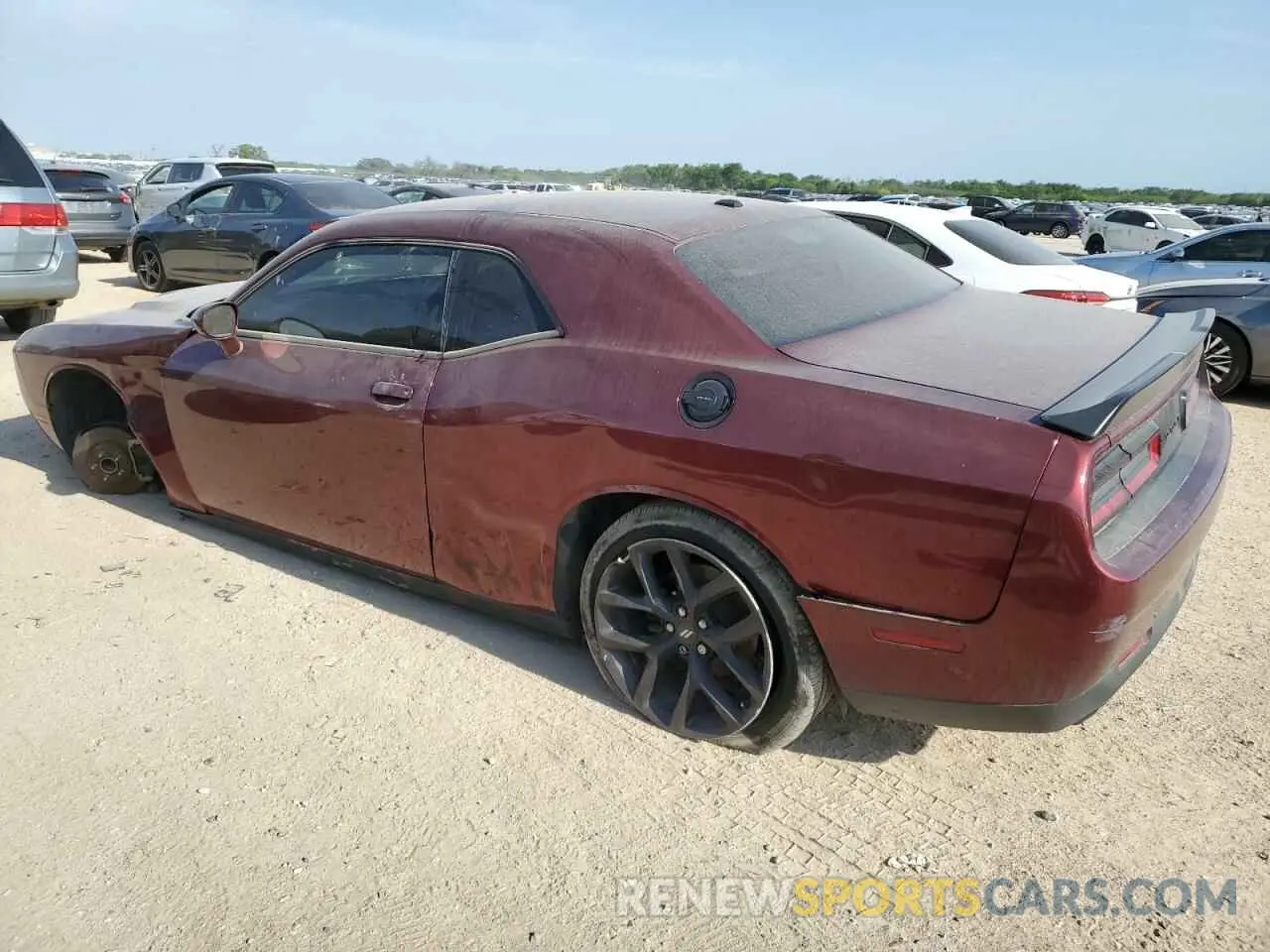 2 Photograph of a damaged car 2C3CDZAG6MH503345 DODGE CHALLENGER 2021