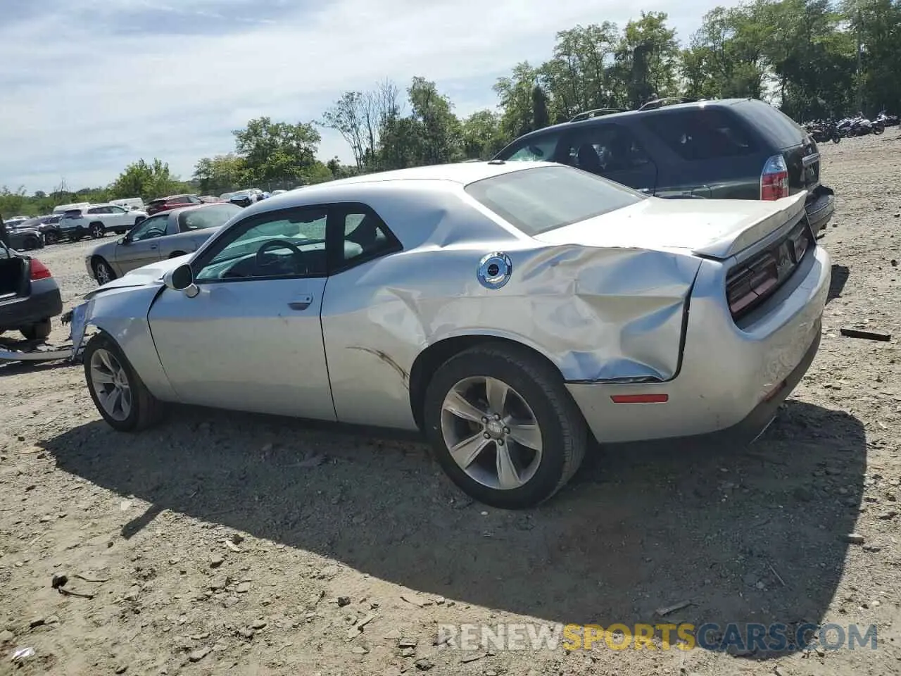2 Photograph of a damaged car 2C3CDZAG6MH538662 DODGE CHALLENGER 2021