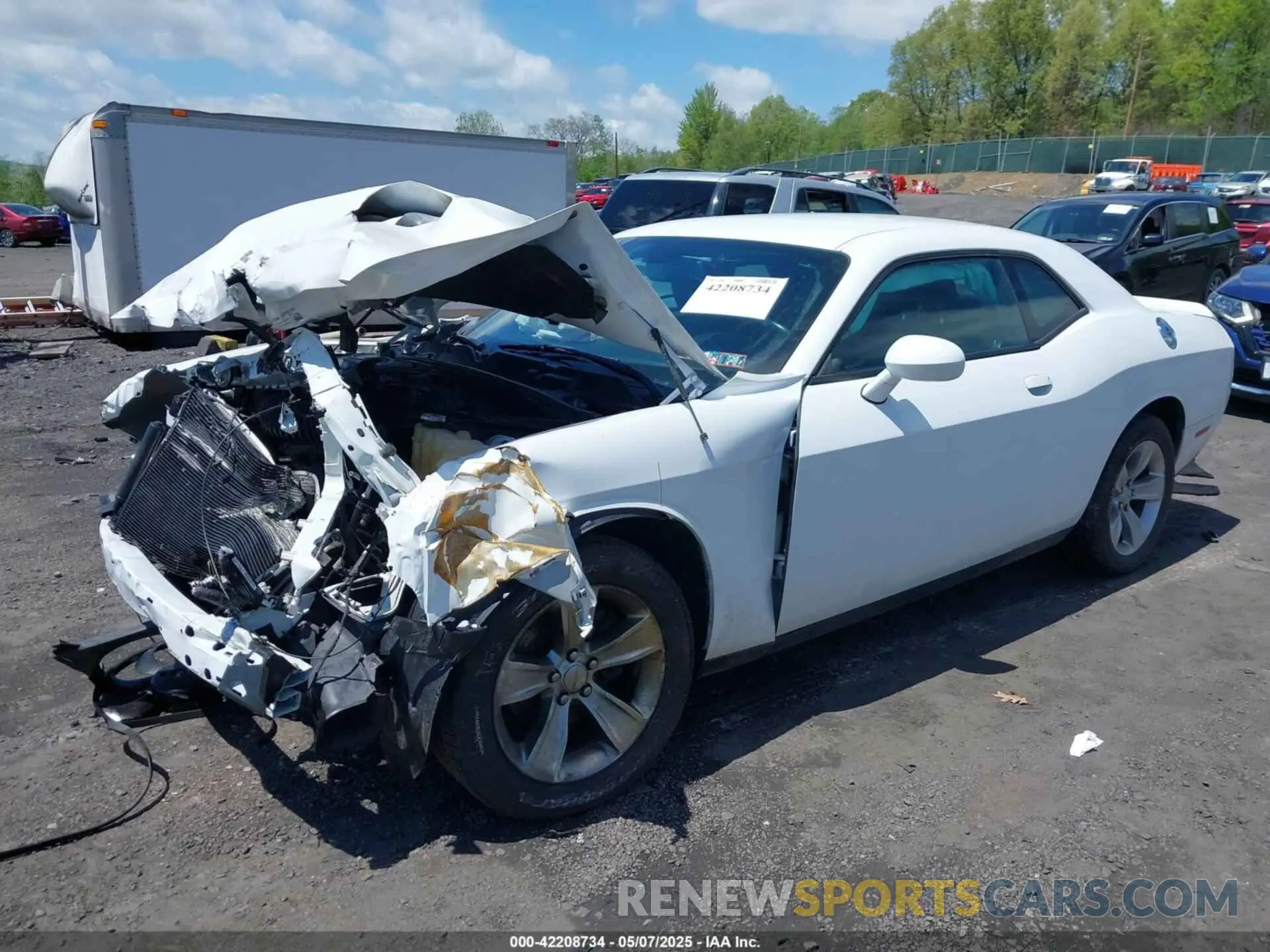 2 Photograph of a damaged car 2C3CDZAG6MH547135 DODGE CHALLENGER 2021