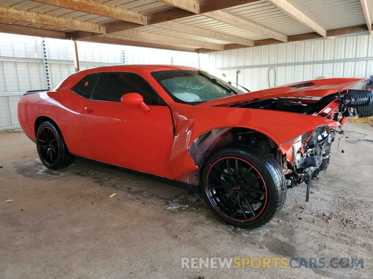 4 Photograph of a damaged car 2C3CDZAG6MH586632 DODGE CHALLENGER 2021