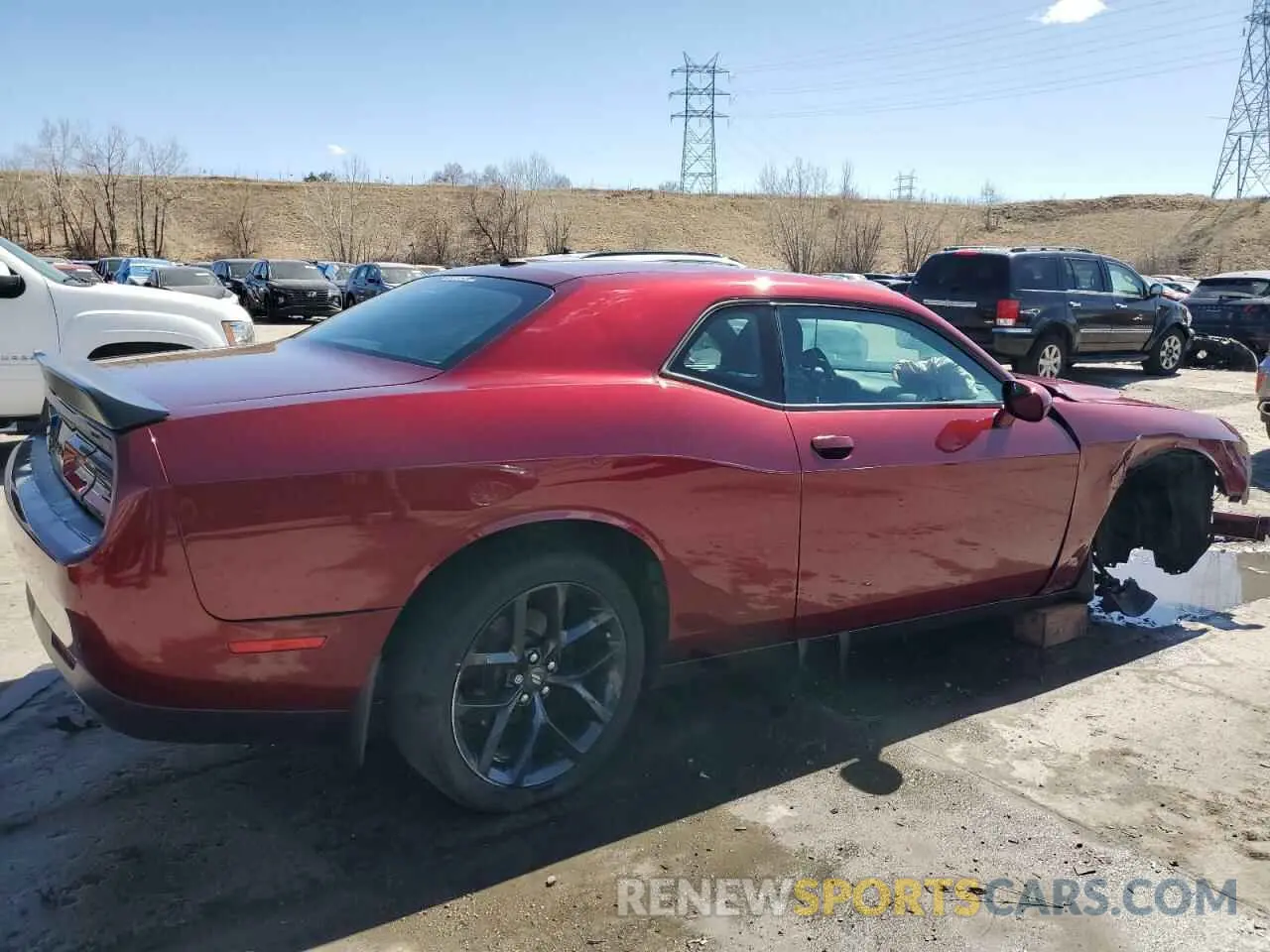 3 Photograph of a damaged car 2C3CDZAG7MH510059 DODGE CHALLENGER 2021