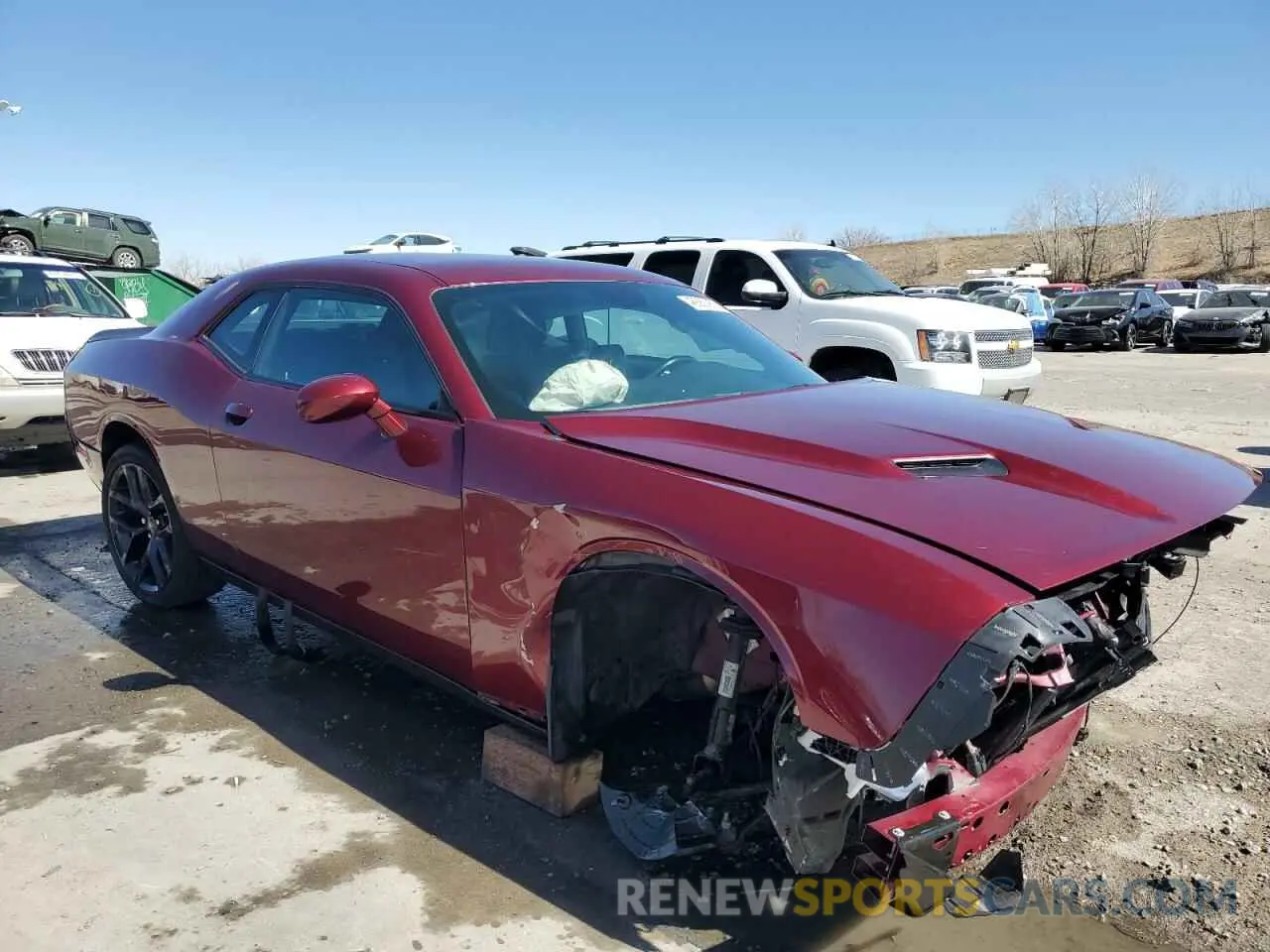 4 Photograph of a damaged car 2C3CDZAG7MH510059 DODGE CHALLENGER 2021