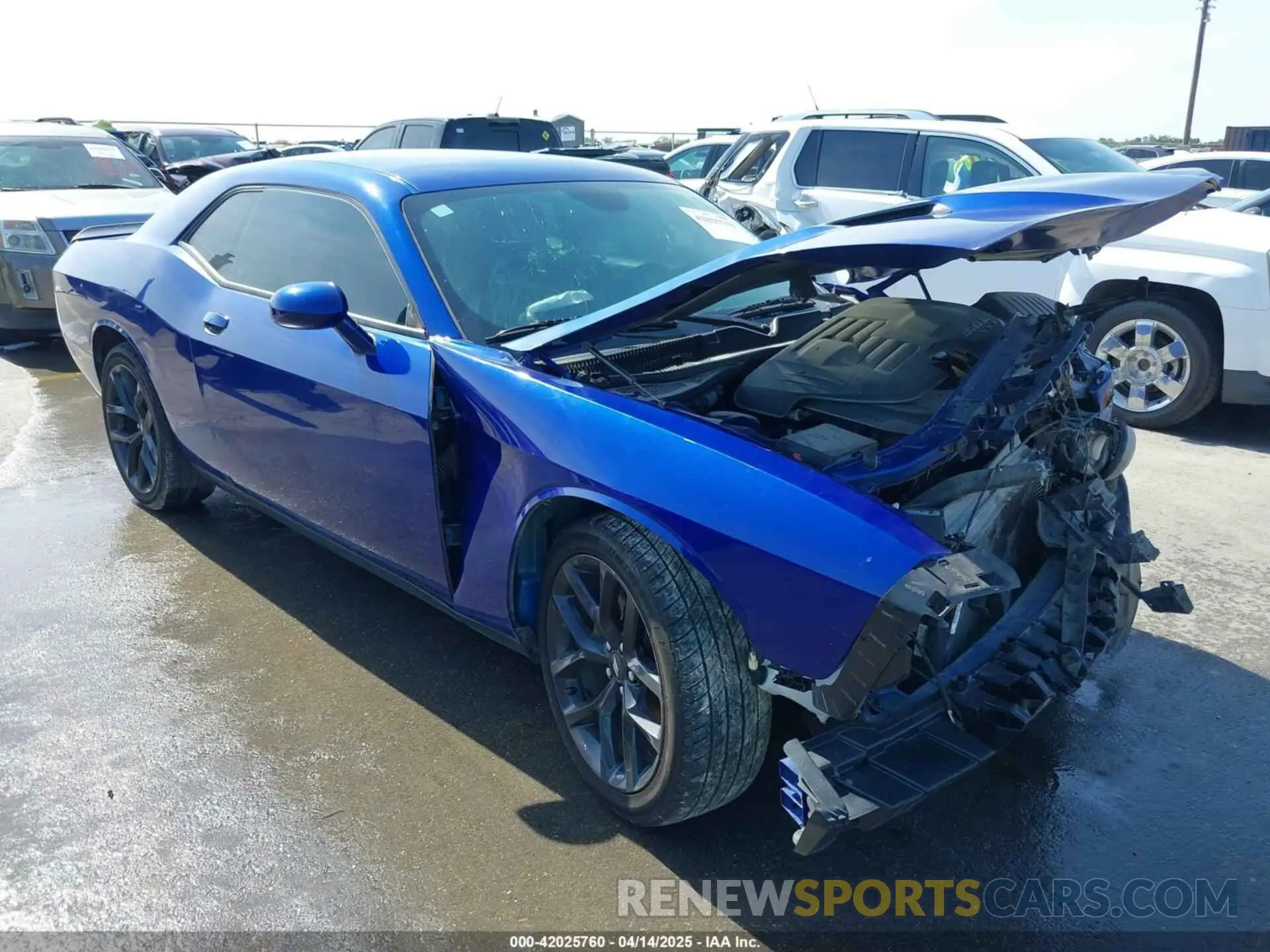 1 Photograph of a damaged car 2C3CDZAG7MH577261 DODGE CHALLENGER 2021