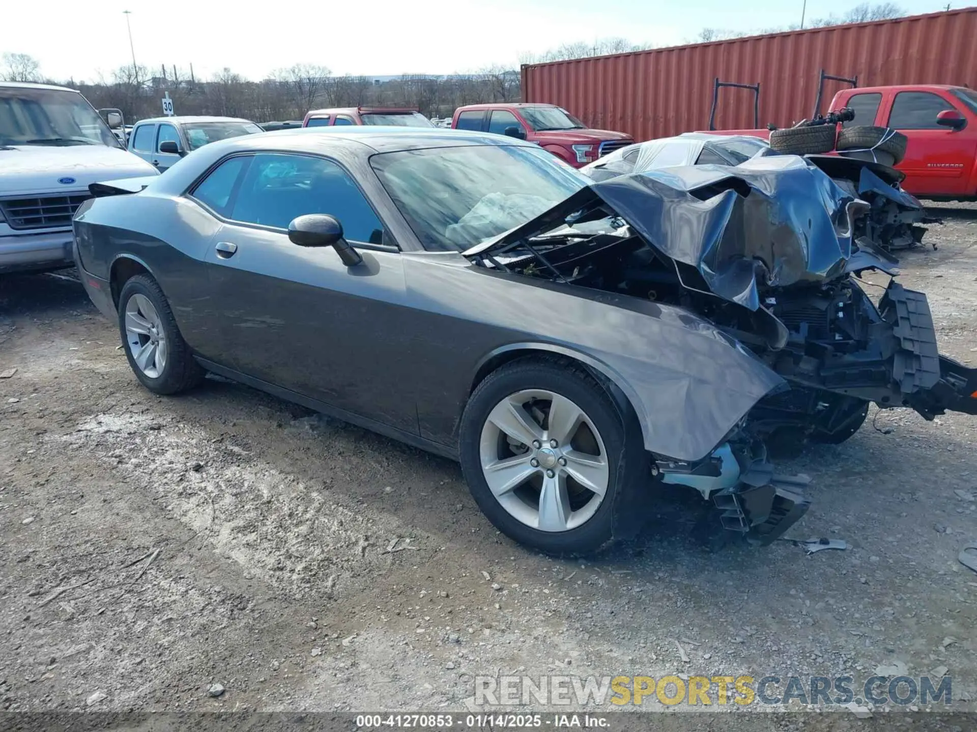 1 Photograph of a damaged car 2C3CDZAG8MH627049 DODGE CHALLENGER 2021
