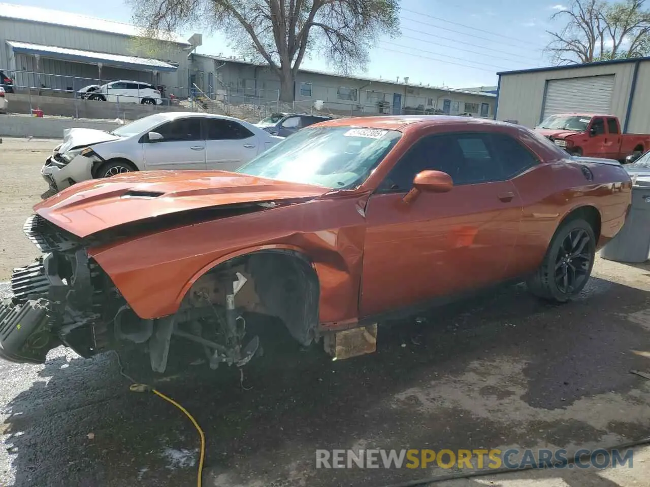 1 Photograph of a damaged car 2C3CDZAG9MH501573 DODGE CHALLENGER 2021