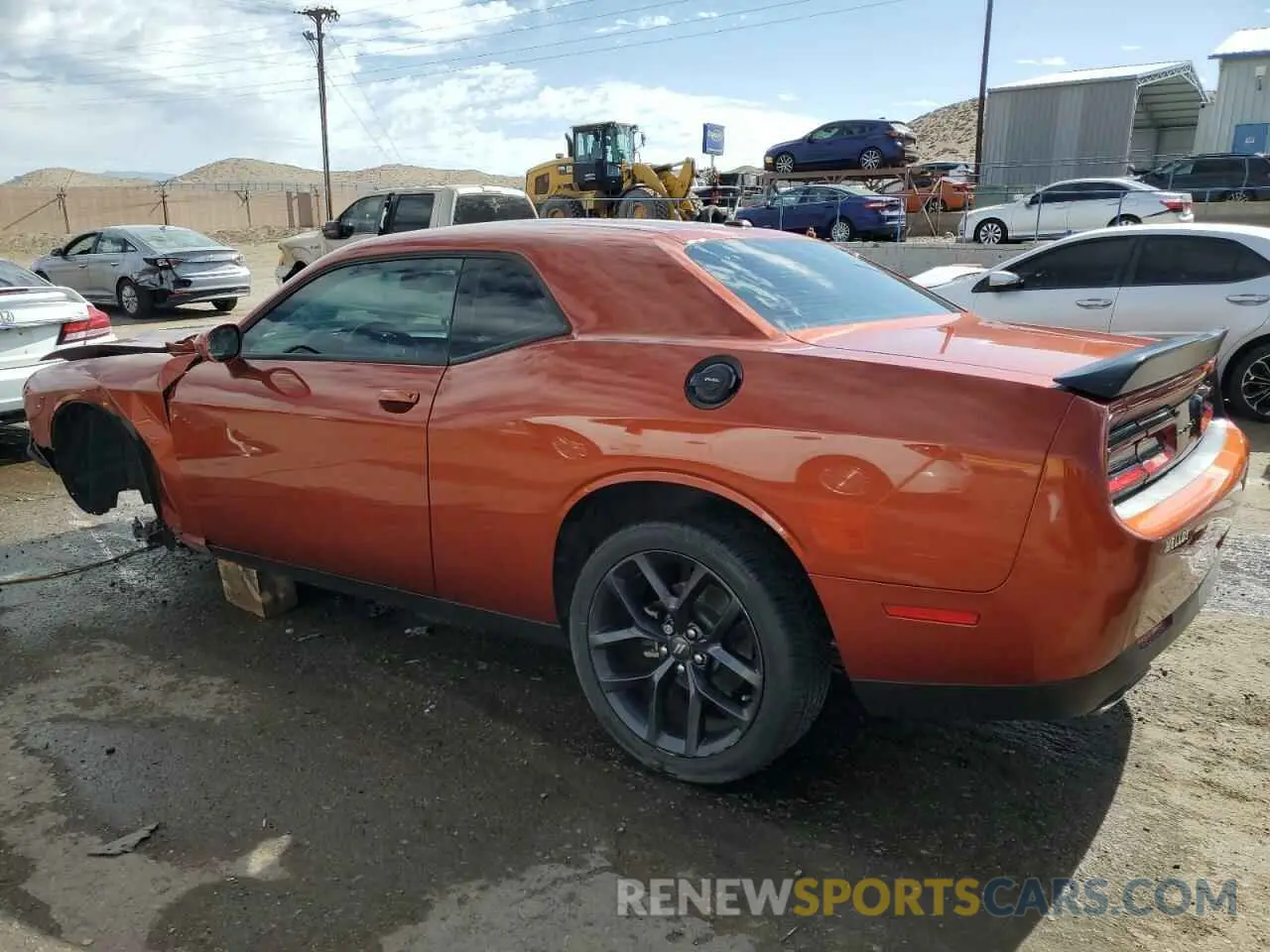 2 Photograph of a damaged car 2C3CDZAG9MH501573 DODGE CHALLENGER 2021
