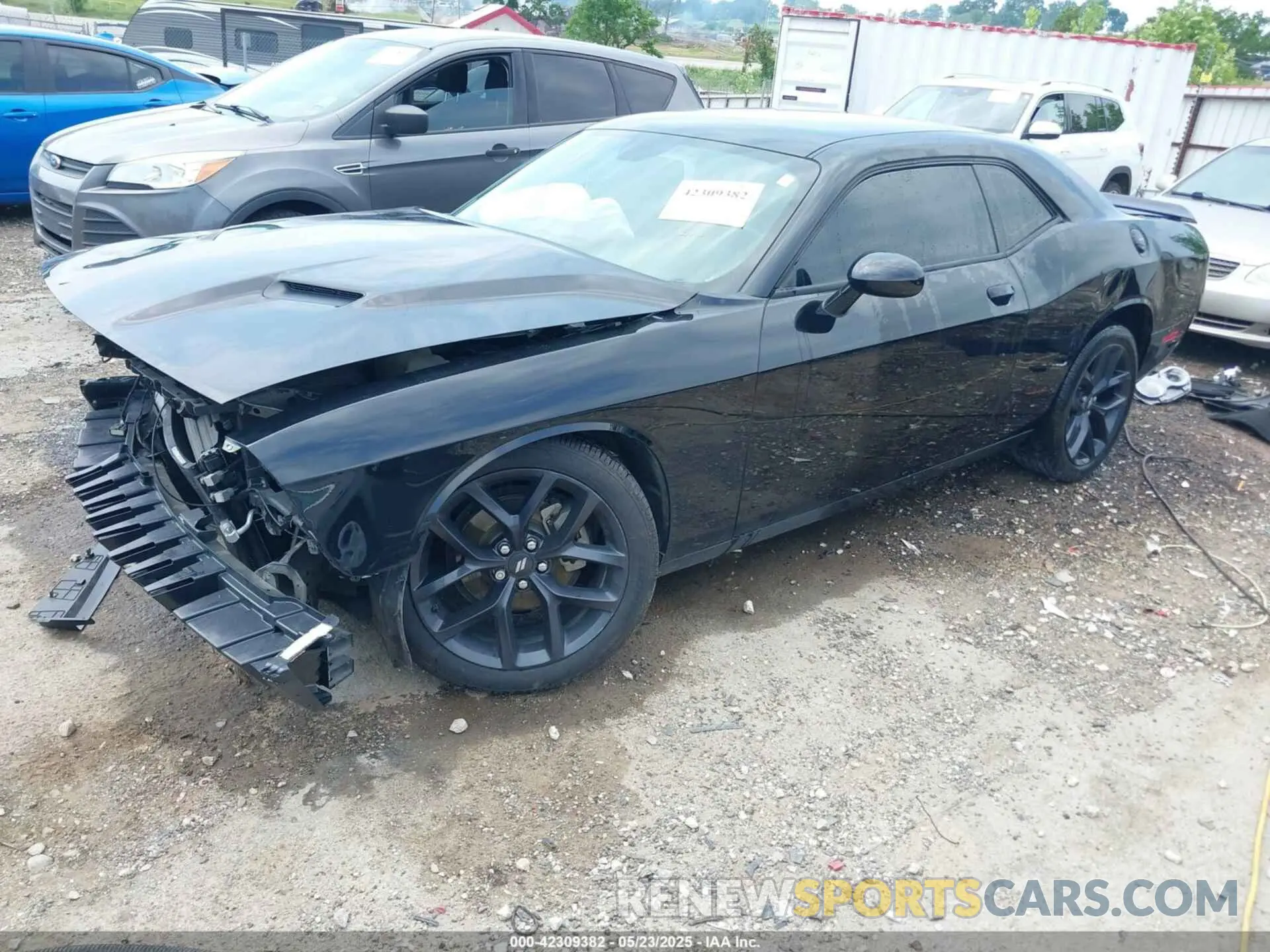 2 Photograph of a damaged car 2C3CDZAG9MH573390 DODGE CHALLENGER 2021