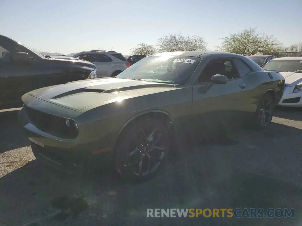 1 Photograph of a damaged car 2C3CDZAG9MH620871 DODGE CHALLENGER 2021