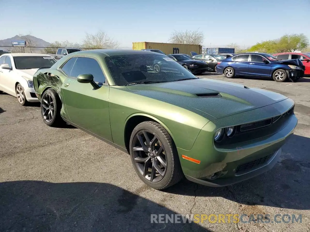 4 Photograph of a damaged car 2C3CDZAG9MH620871 DODGE CHALLENGER 2021