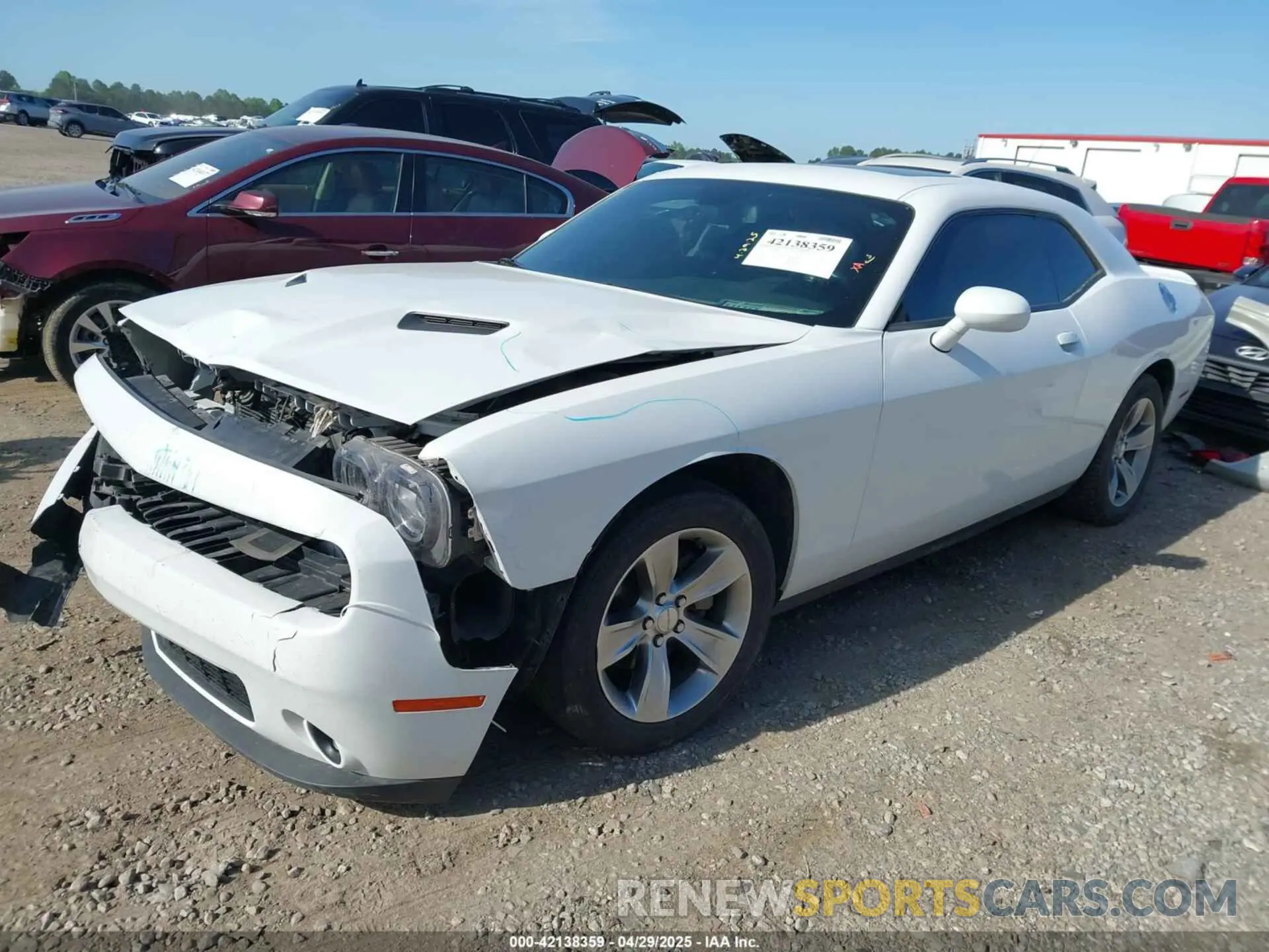 2 Photograph of a damaged car 2C3CDZAG9MH627173 DODGE CHALLENGER 2021