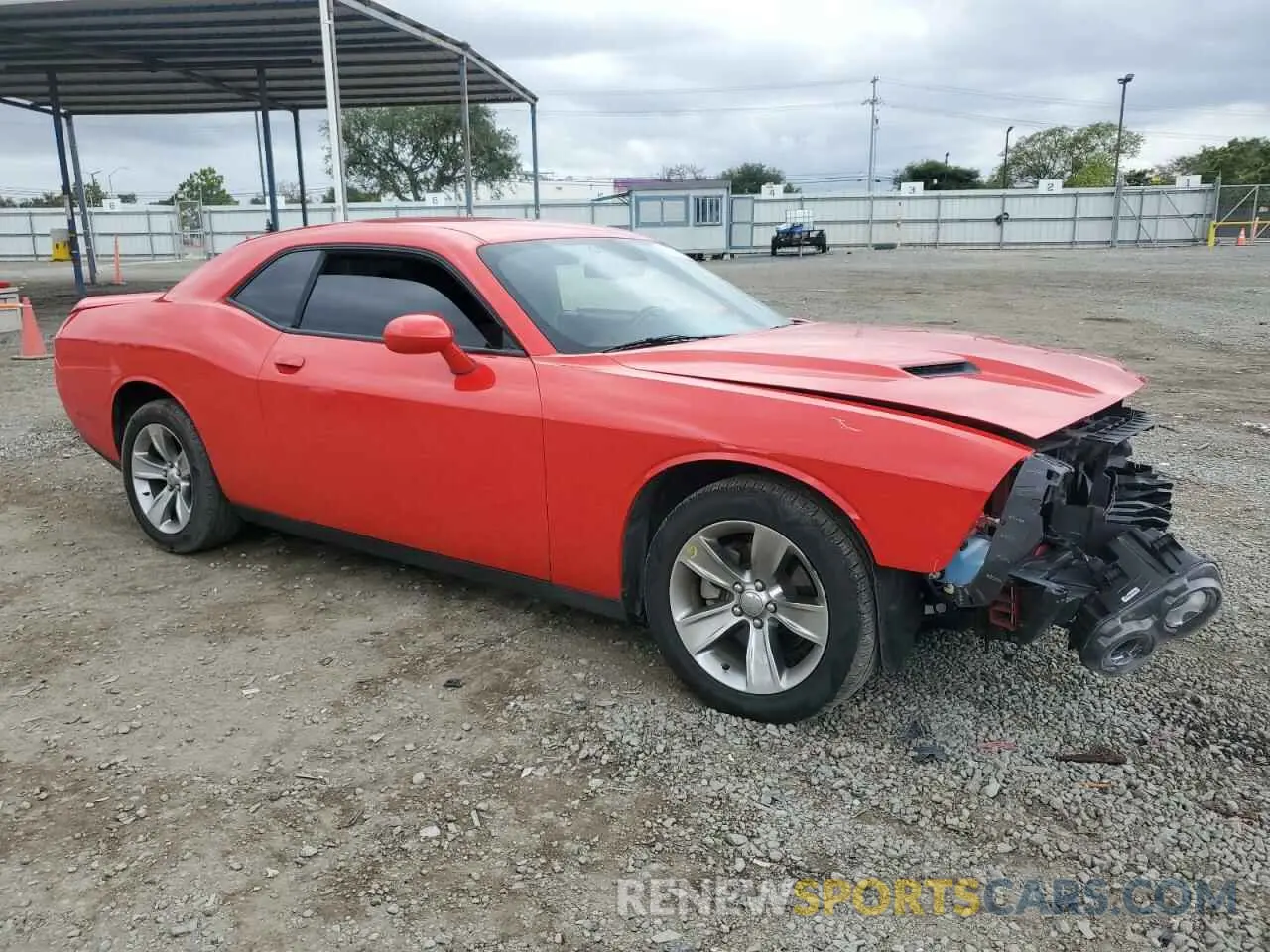 4 Photograph of a damaged car 2C3CDZAGXMH615677 DODGE CHALLENGER 2021