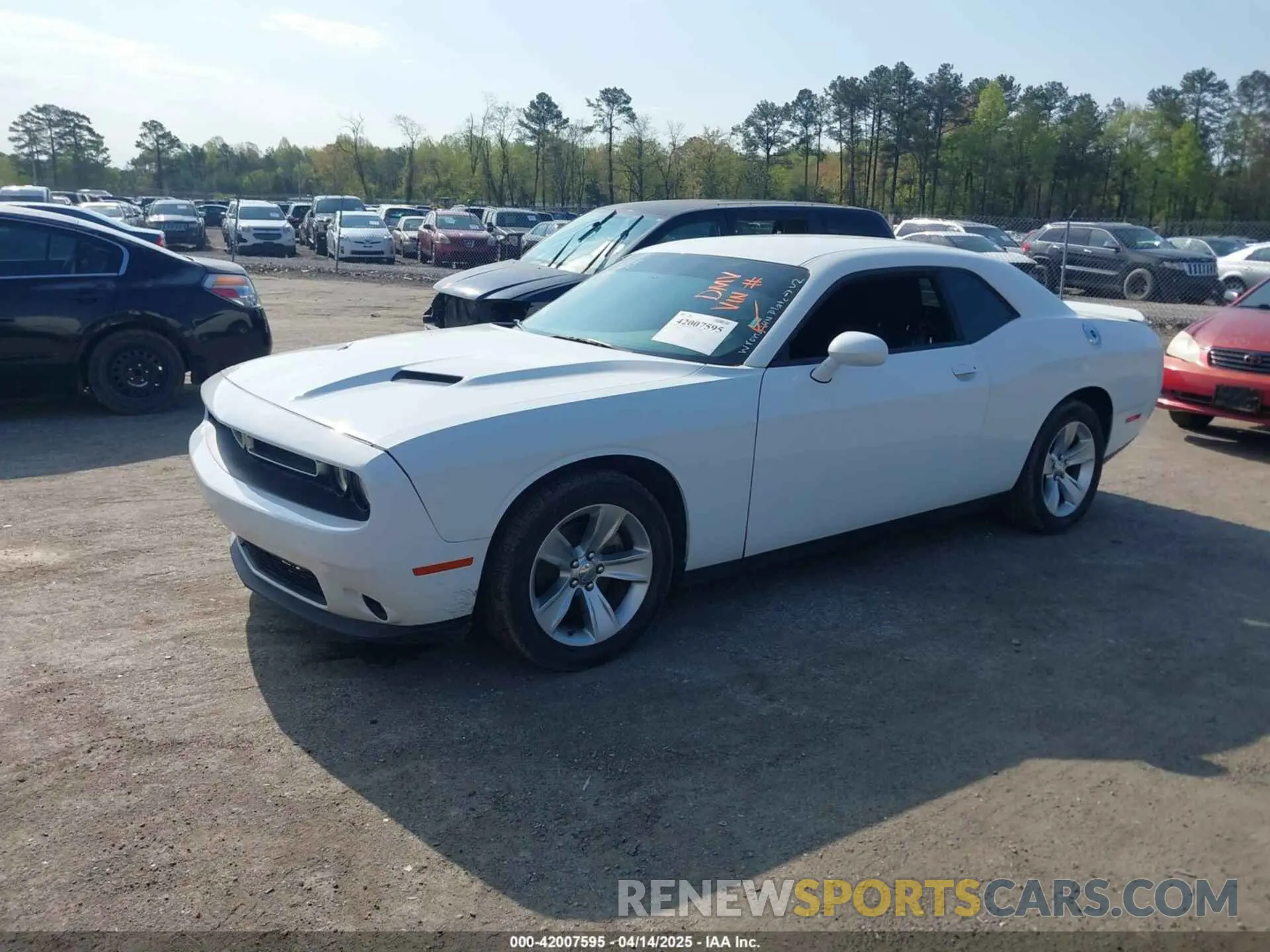 2 Photograph of a damaged car 2C3CDZAGXMH623245 DODGE CHALLENGER 2021