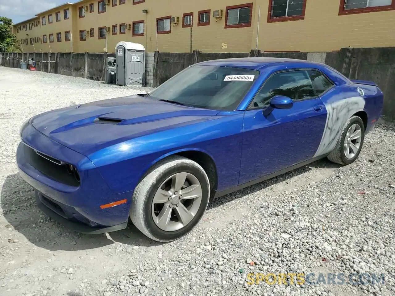 1 Photograph of a damaged car 2C3CDZAGXMH623410 DODGE CHALLENGER 2021