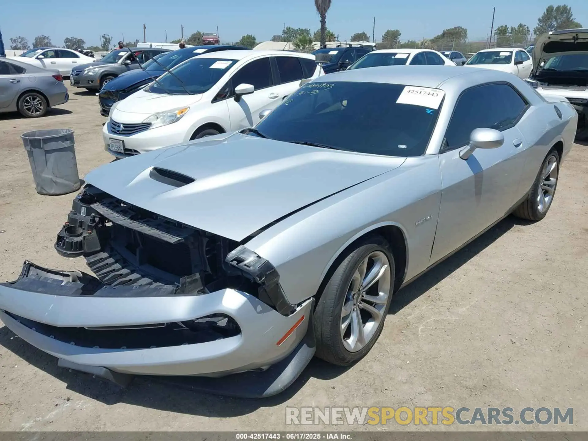 2 Photograph of a damaged car 2C3CDZBT0MH546803 DODGE CHALLENGER 2021