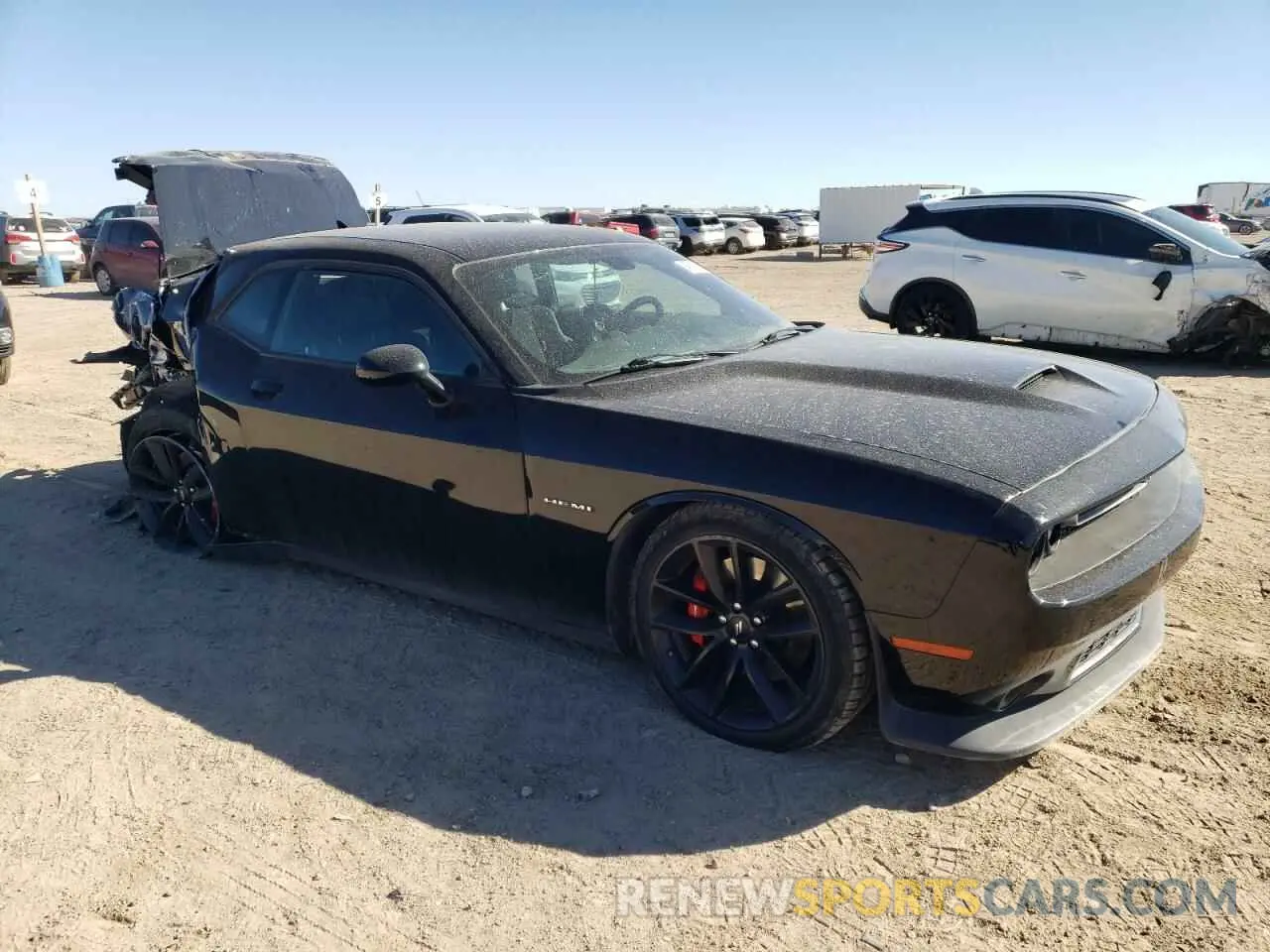 4 Photograph of a damaged car 2C3CDZBT1MH673947 DODGE CHALLENGER 2021