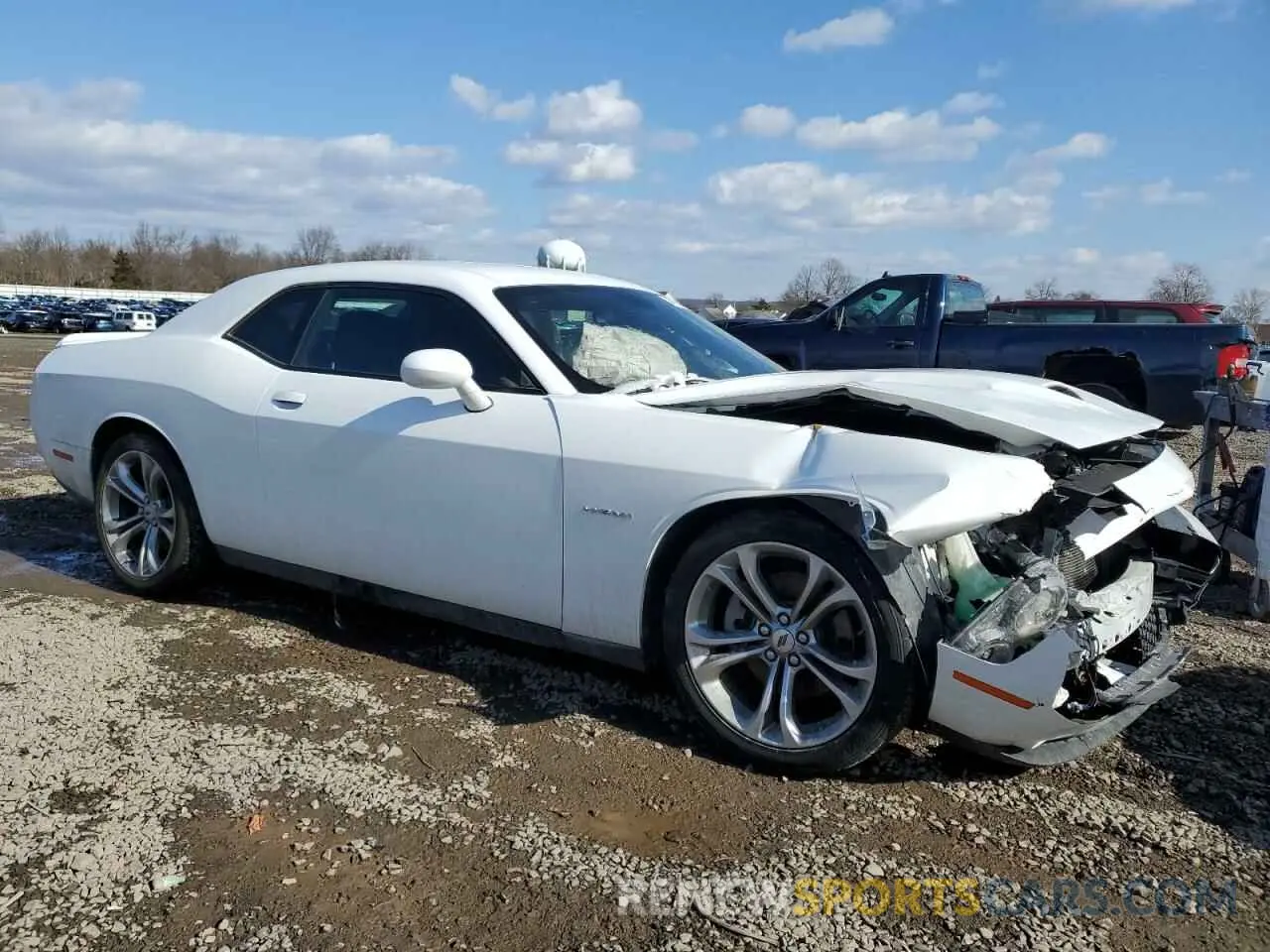 4 Photograph of a damaged car 2C3CDZBT4MH546402 DODGE CHALLENGER 2021