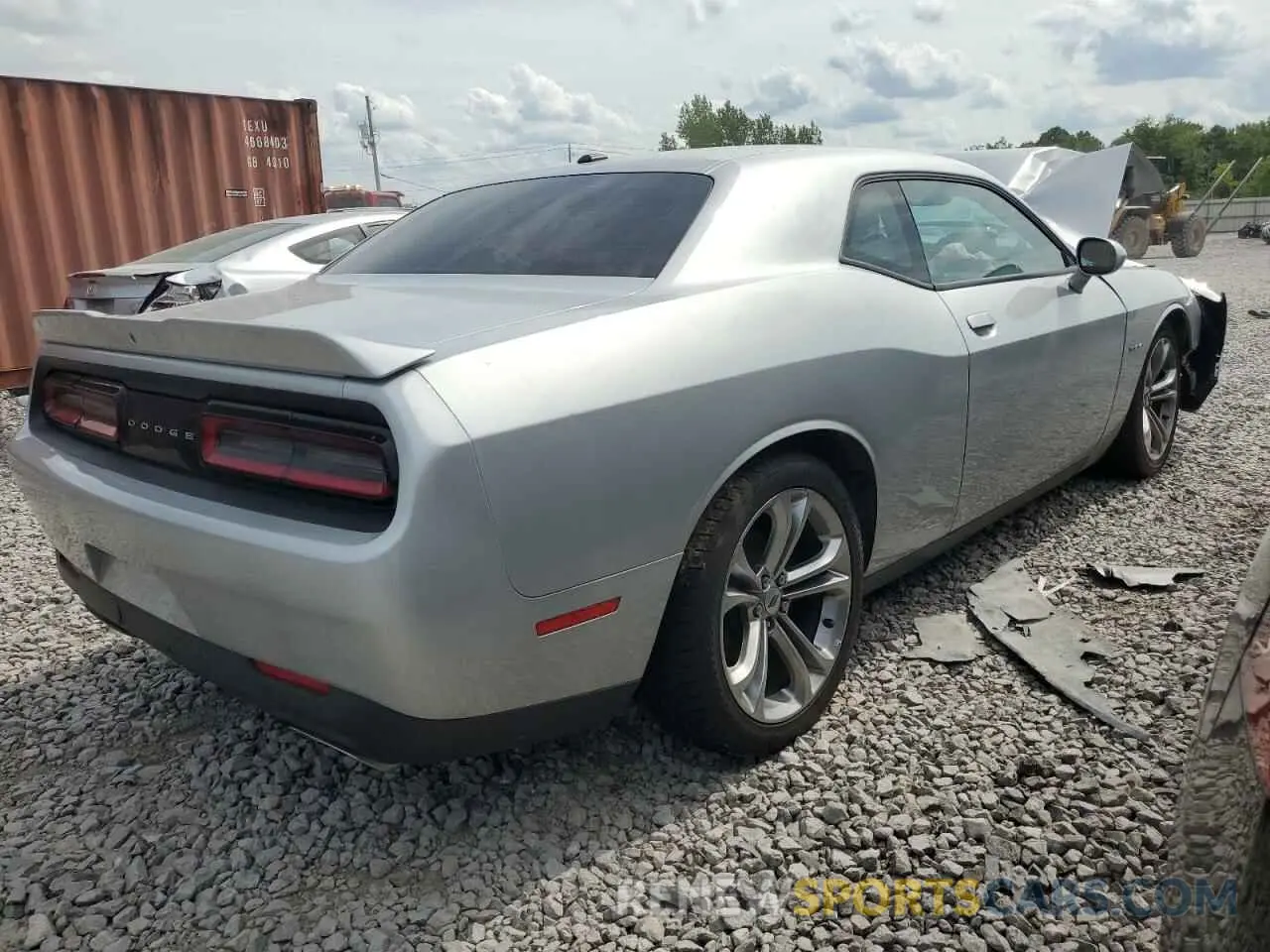 3 Photograph of a damaged car 2C3CDZBT5MH546652 DODGE CHALLENGER 2021