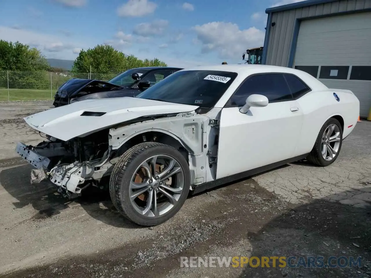 1 Photograph of a damaged car 2C3CDZBT6MH586383 DODGE CHALLENGER 2021