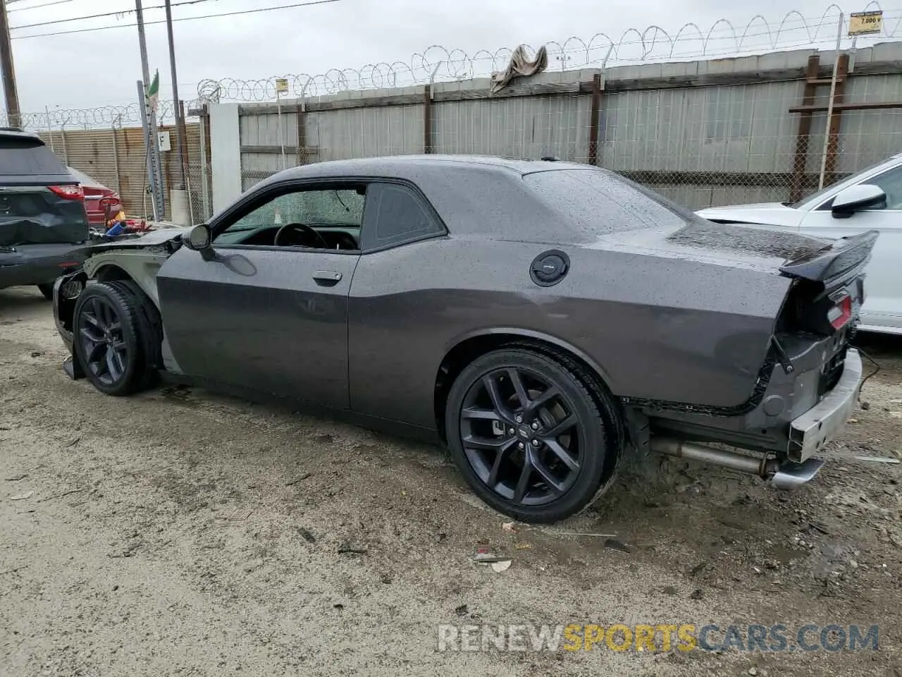 2 Photograph of a damaged car 2C3CDZBT7MH646428 DODGE CHALLENGER 2021