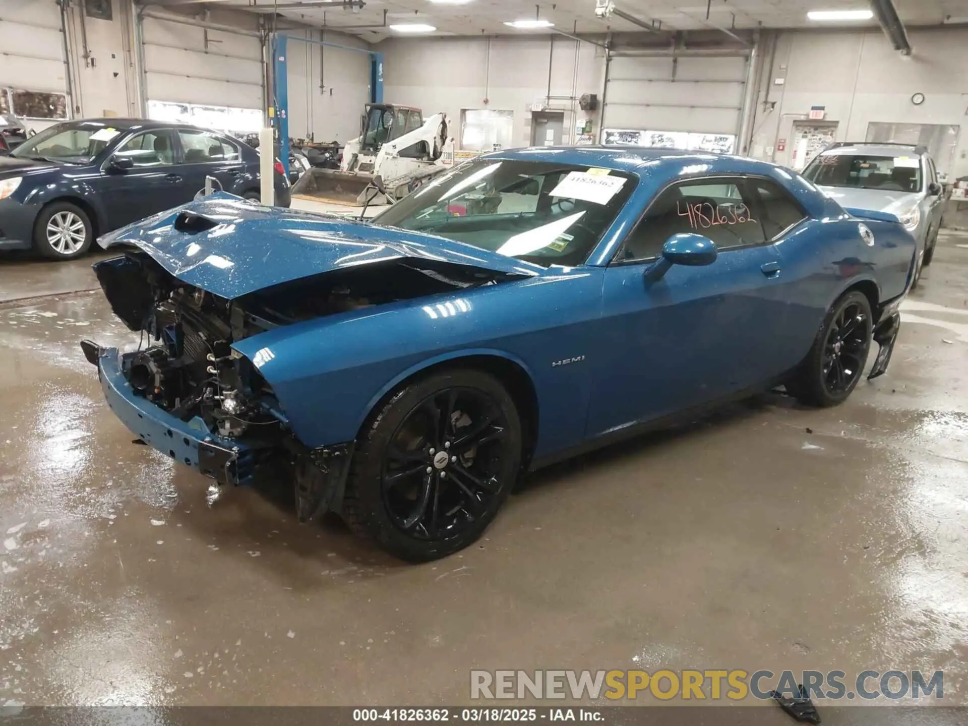 2 Photograph of a damaged car 2C3CDZBT8MH571125 DODGE CHALLENGER 2021