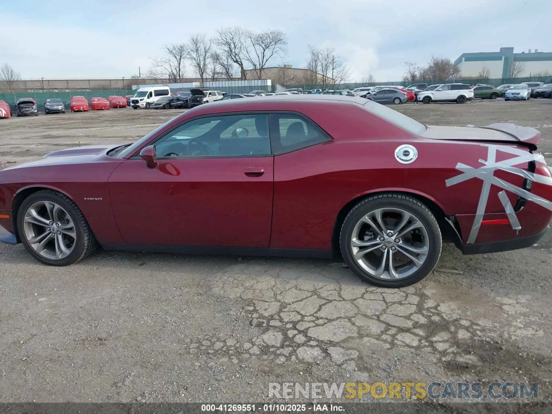 14 Photograph of a damaged car 2C3CDZBT8MH593707 DODGE CHALLENGER 2021