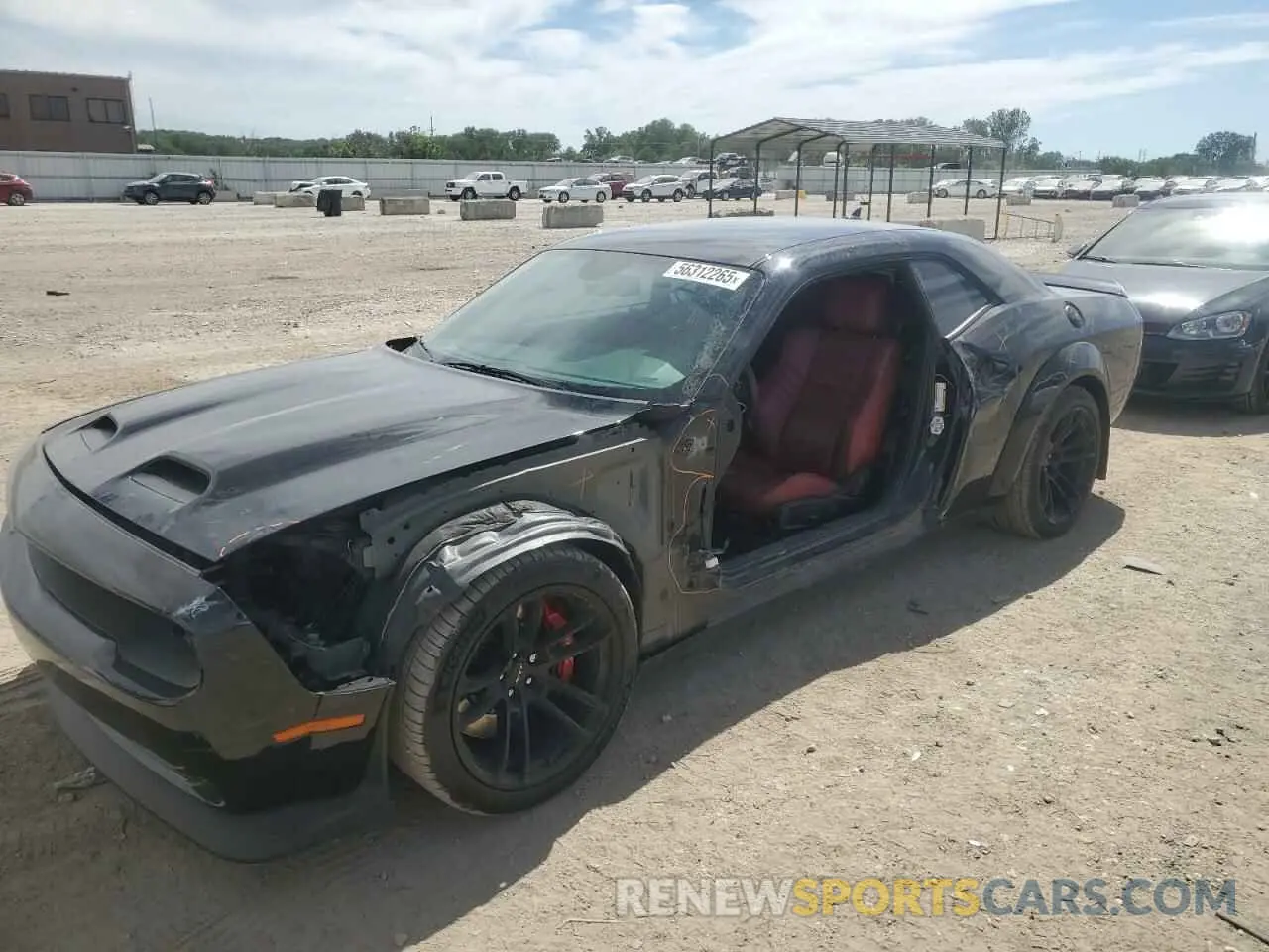 1 Photograph of a damaged car 2C3CDZC99MH680244 DODGE CHALLENGER 2021