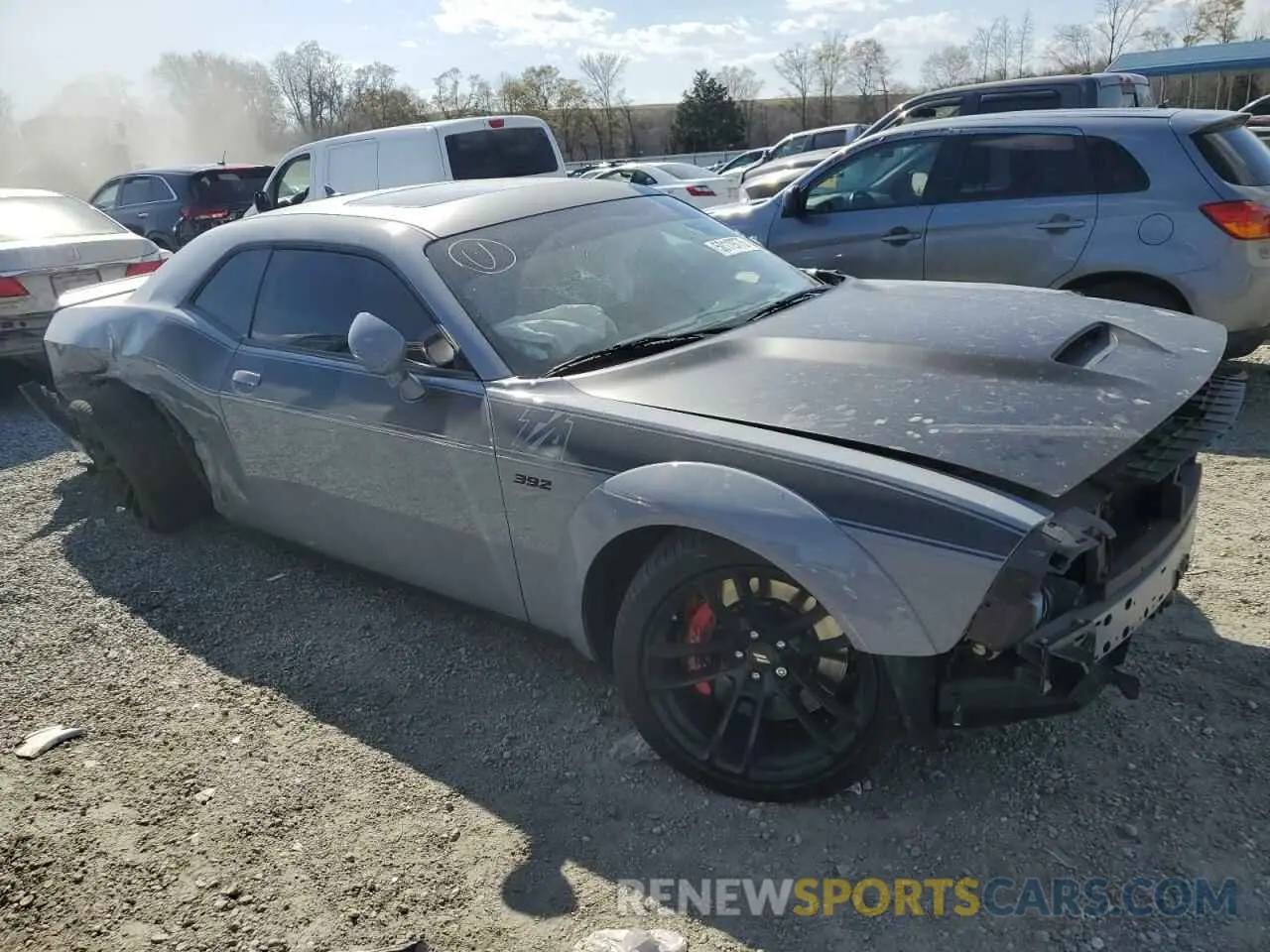 4 Photograph of a damaged car 2C3CDZFJ0MH609763 DODGE CHALLENGER 2021