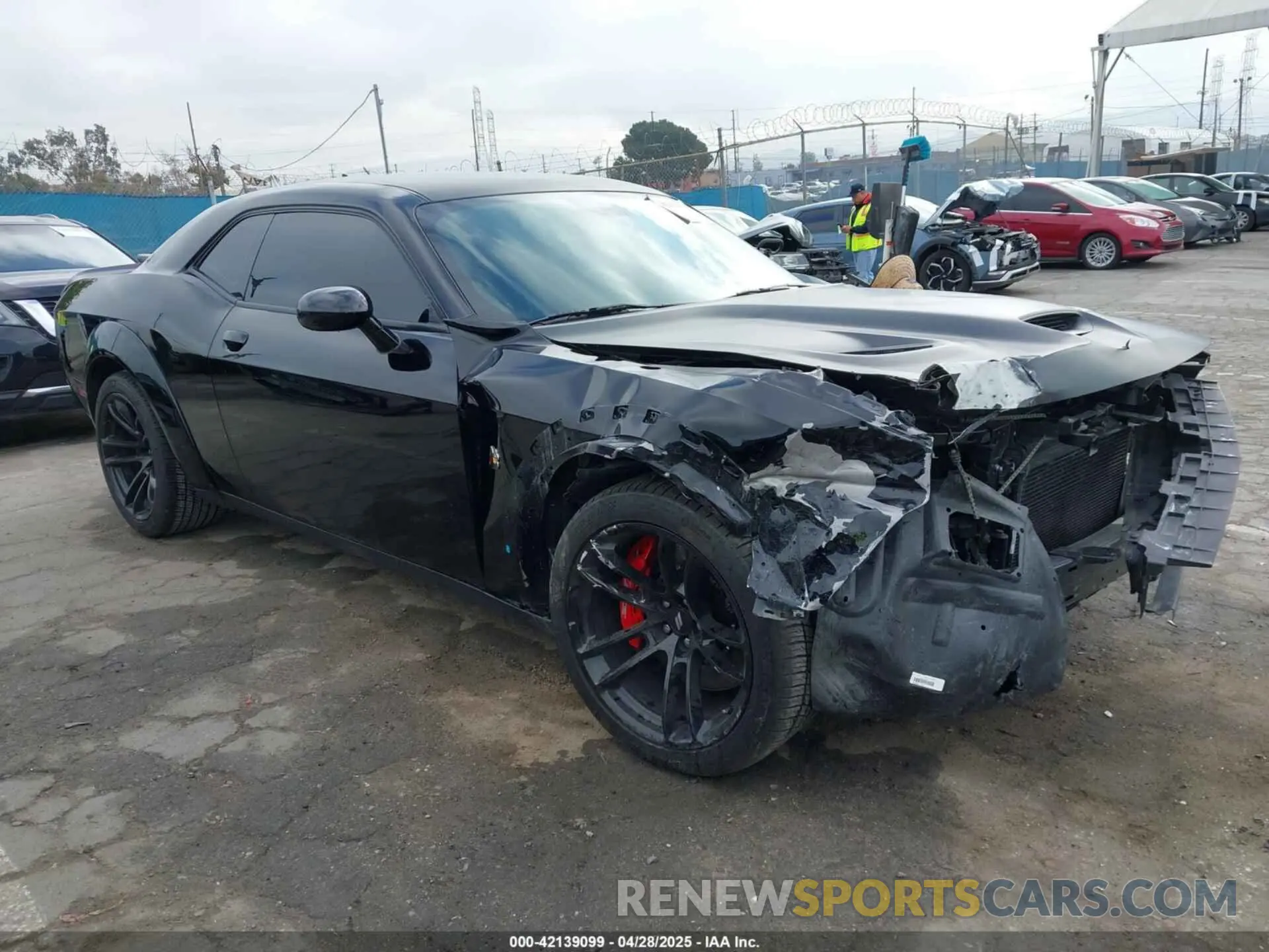 1 Photograph of a damaged car 2C3CDZFJ2MH507204 DODGE CHALLENGER 2021