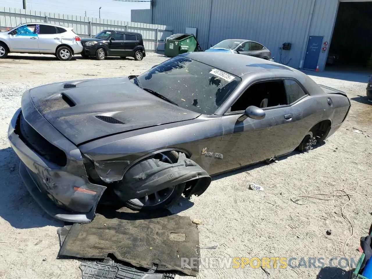 1 Photograph of a damaged car 2C3CDZFJ3MH509771 DODGE CHALLENGER 2021