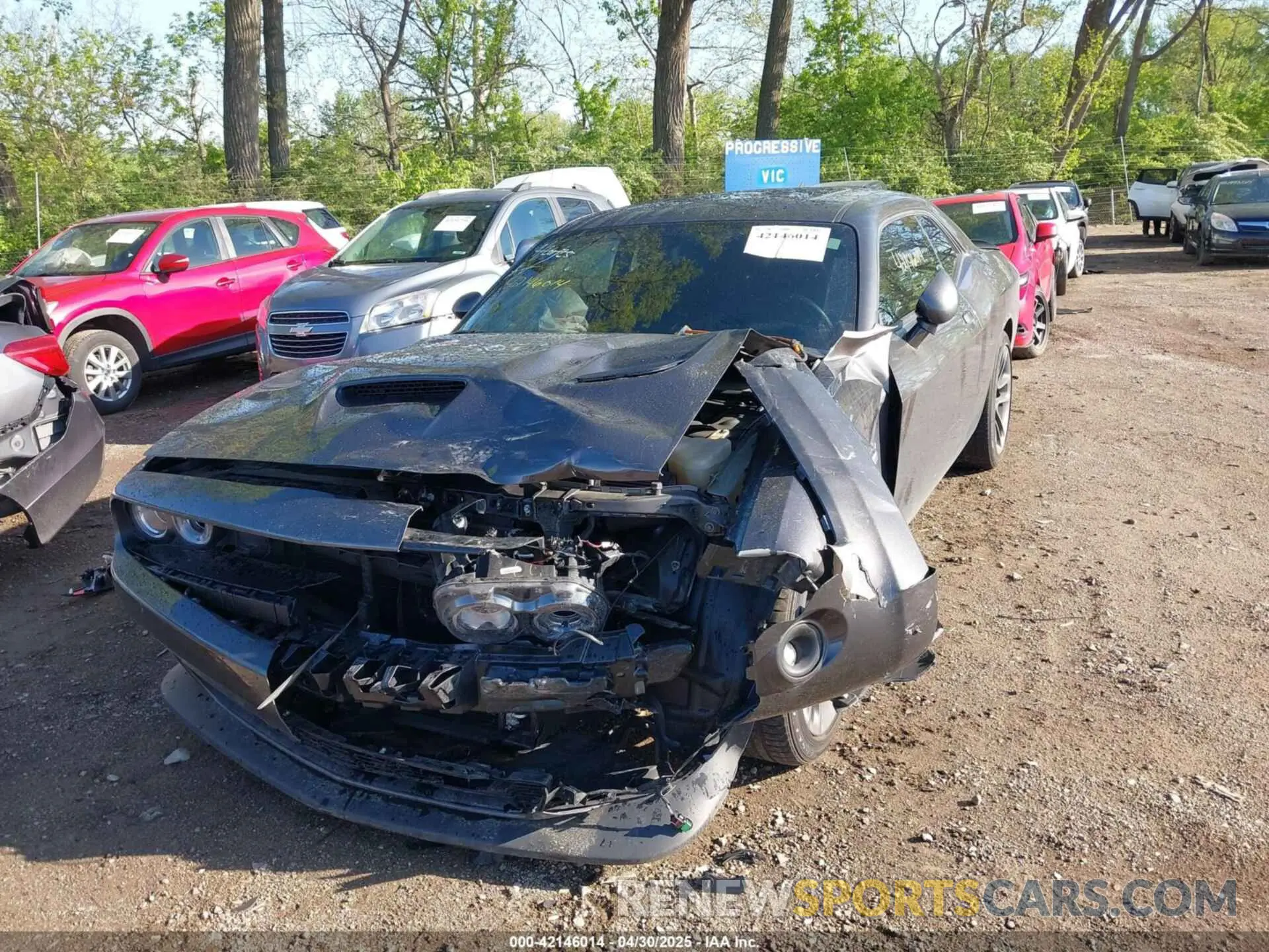 2 Photograph of a damaged car 2C3CDZFJ4MH673708 DODGE CHALLENGER 2021
