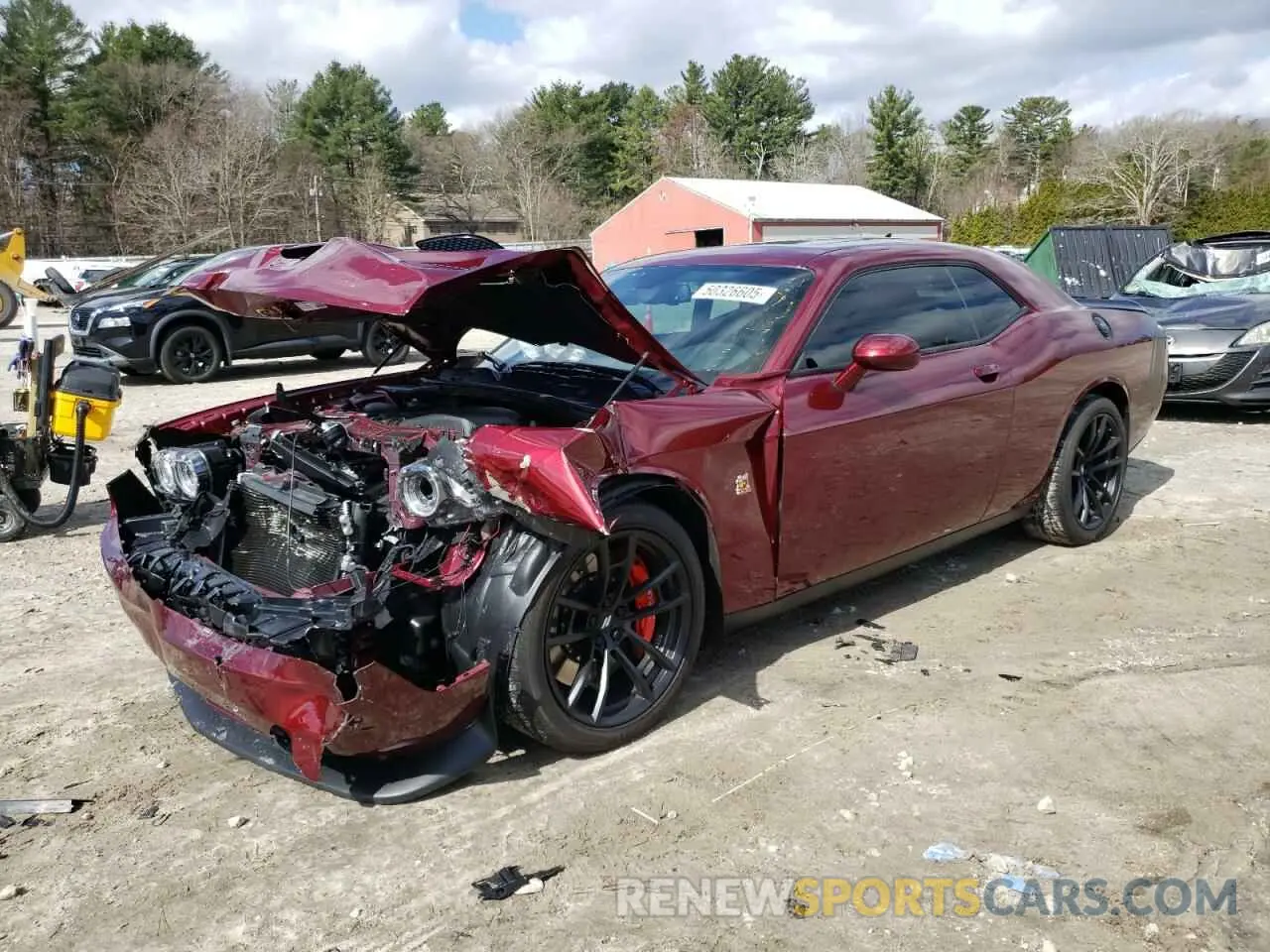 1 Photograph of a damaged car 2C3CDZFJ5MH500389 DODGE CHALLENGER 2021