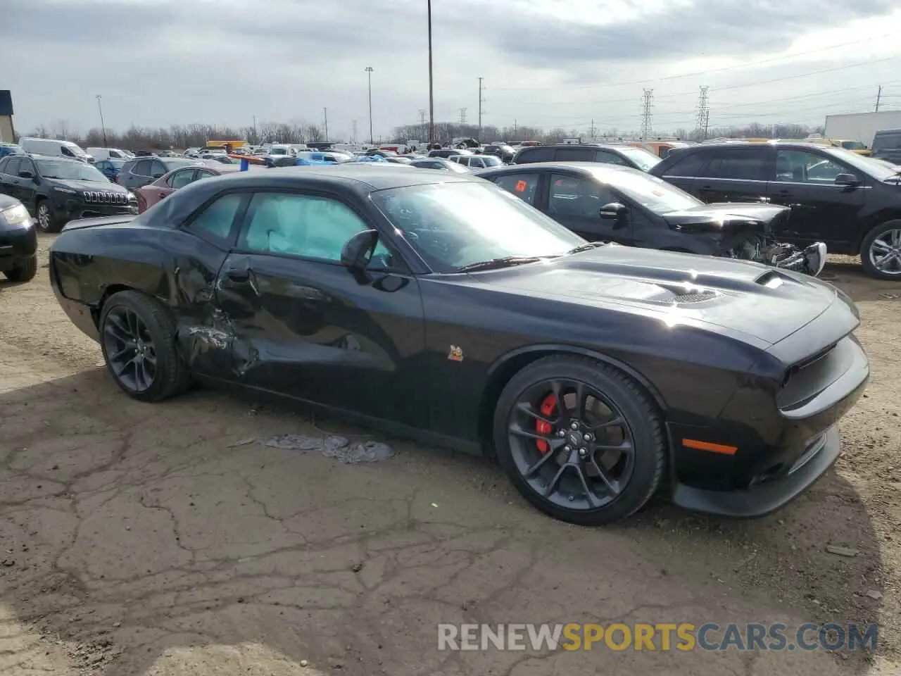 4 Photograph of a damaged car 2C3CDZFJ5MH680764 DODGE CHALLENGER 2021