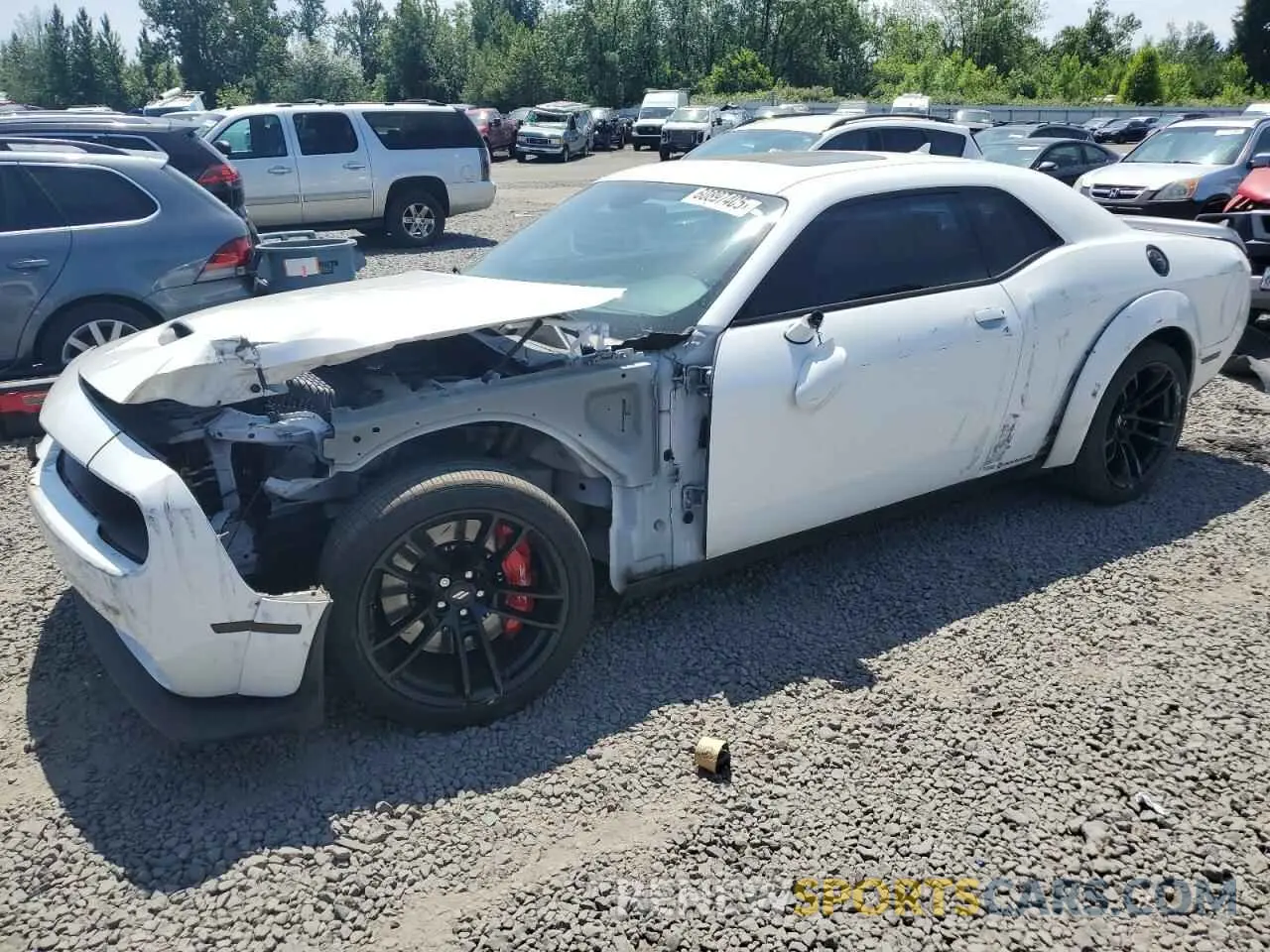 1 Photograph of a damaged car 2C3CDZFJ6MH514236 DODGE CHALLENGER 2021
