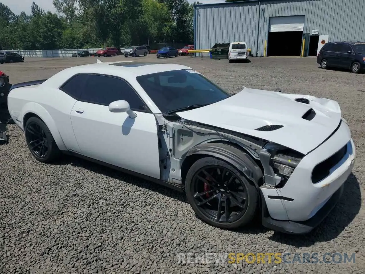 4 Photograph of a damaged car 2C3CDZFJ6MH514236 DODGE CHALLENGER 2021