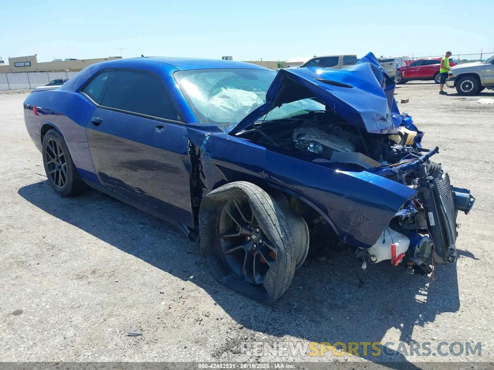 1 Photograph of a damaged car 2C3CDZFJ7MH502712 DODGE CHALLENGER 2021