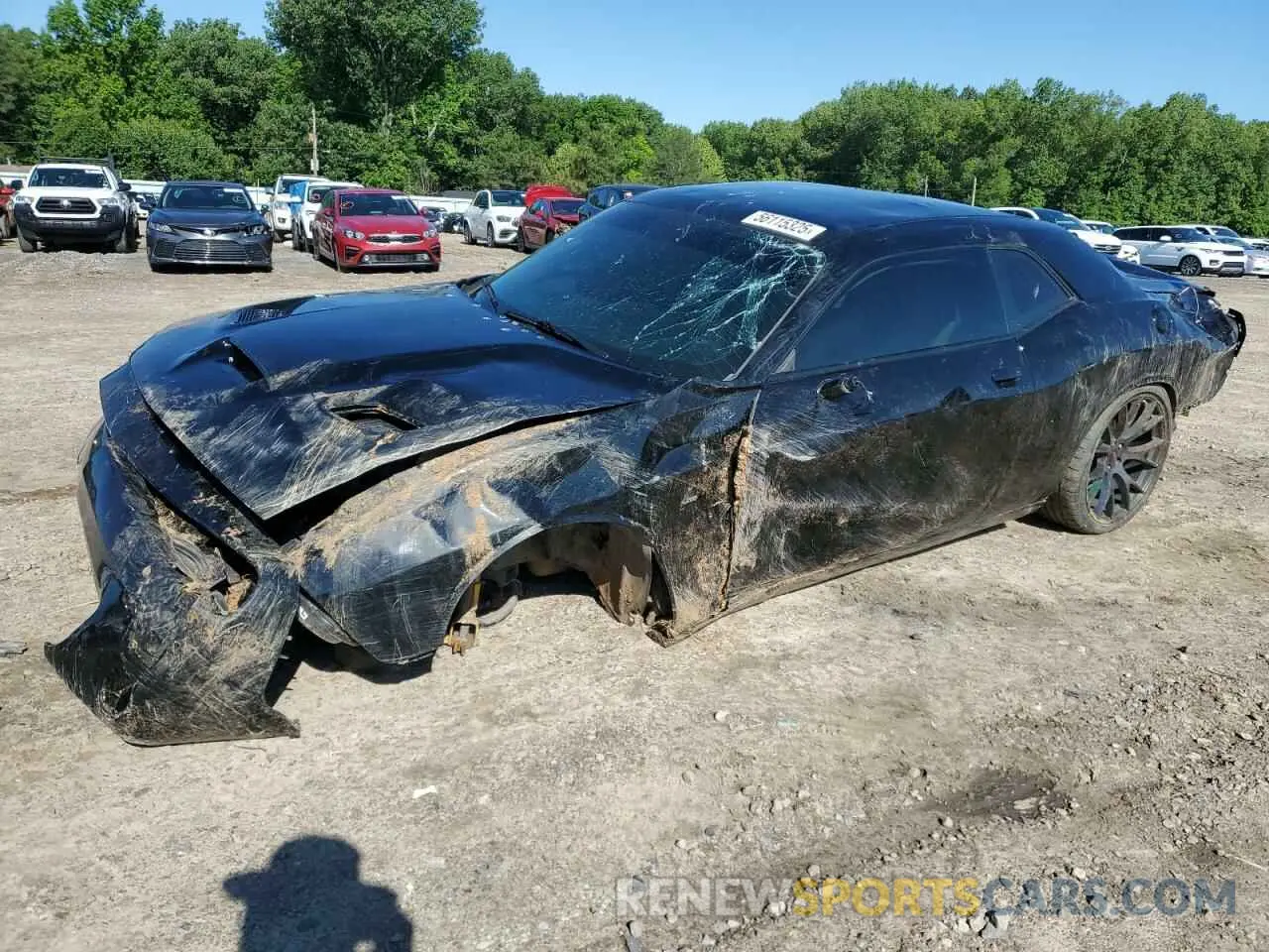 1 Photograph of a damaged car 2C3CDZFJ7MH502872 DODGE CHALLENGER 2021