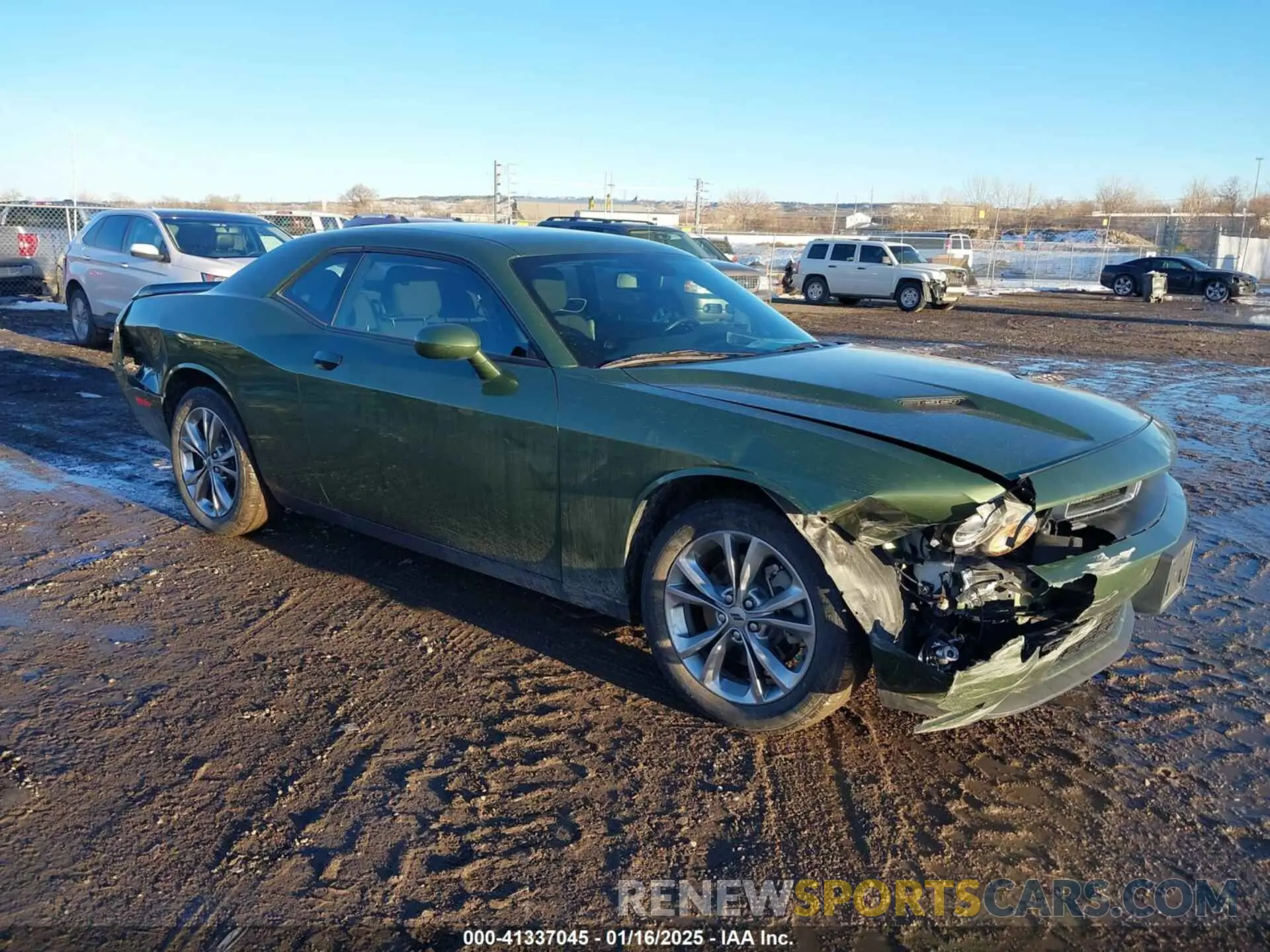 1 Photograph of a damaged car 2C3CDZGG6MH607468 DODGE CHALLENGER 2021