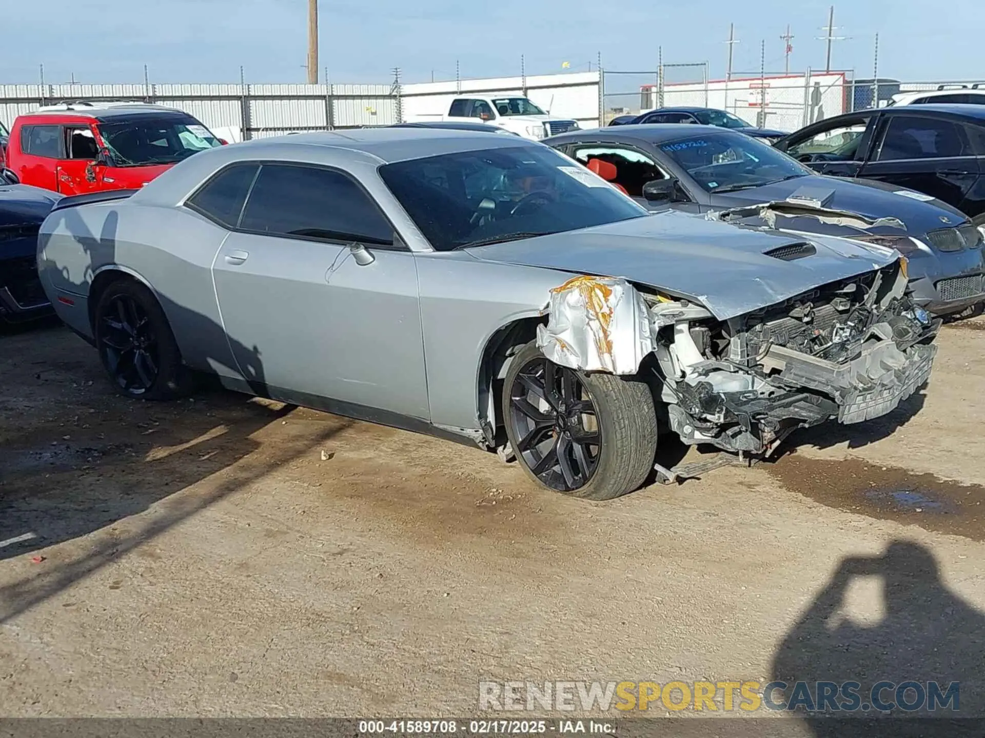 1 Photograph of a damaged car 2C3CDZJG3MH567634 DODGE CHALLENGER 2021
