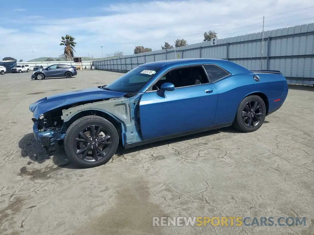 1 Photograph of a damaged car 2C3CDZJG3MH684386 DODGE CHALLENGER 2021