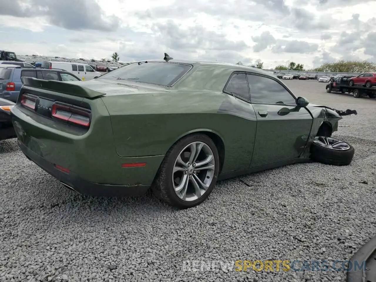 3 Photograph of a damaged car 2C3CDZJG7MH560122 DODGE CHALLENGER 2021