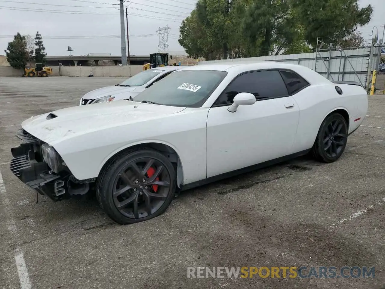 1 Photograph of a damaged car 2C3CDZJG8MH510586 DODGE CHALLENGER 2021