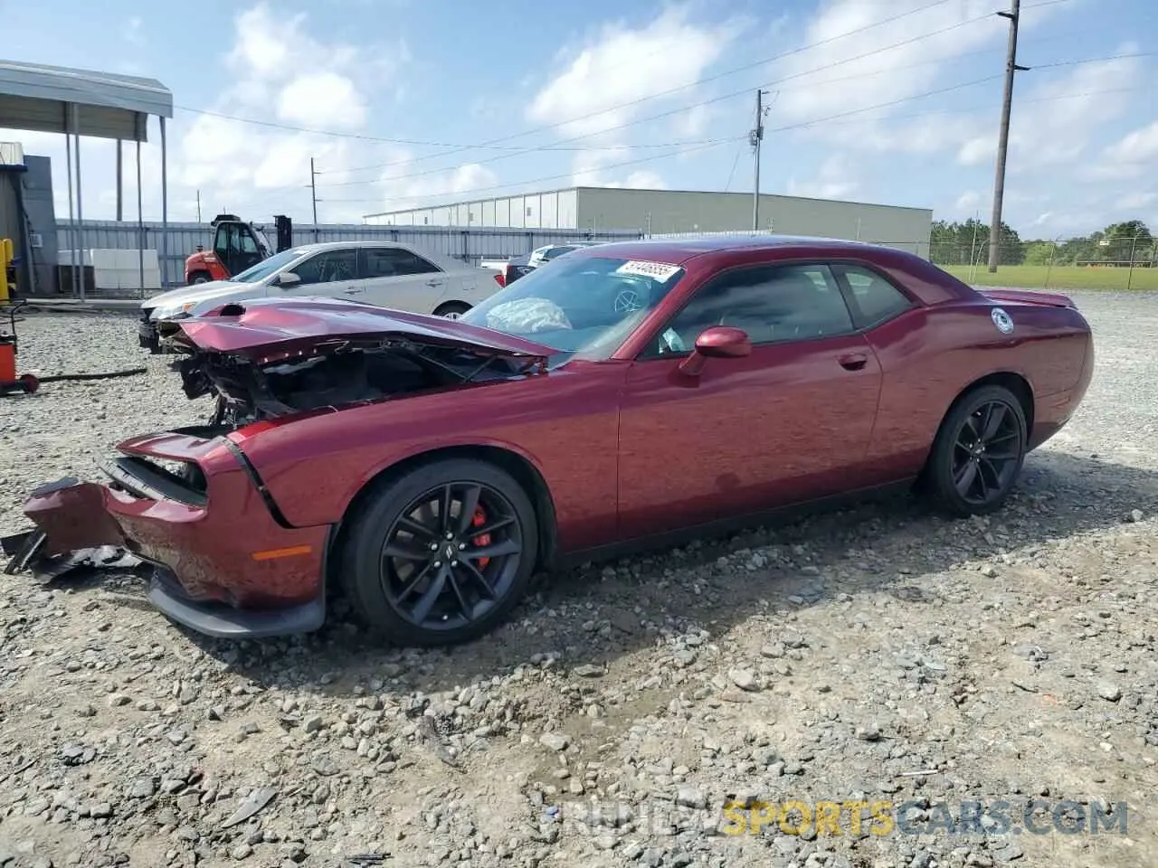 1 Photograph of a damaged car 2C3CDZJGXMH550636 DODGE CHALLENGER 2021
