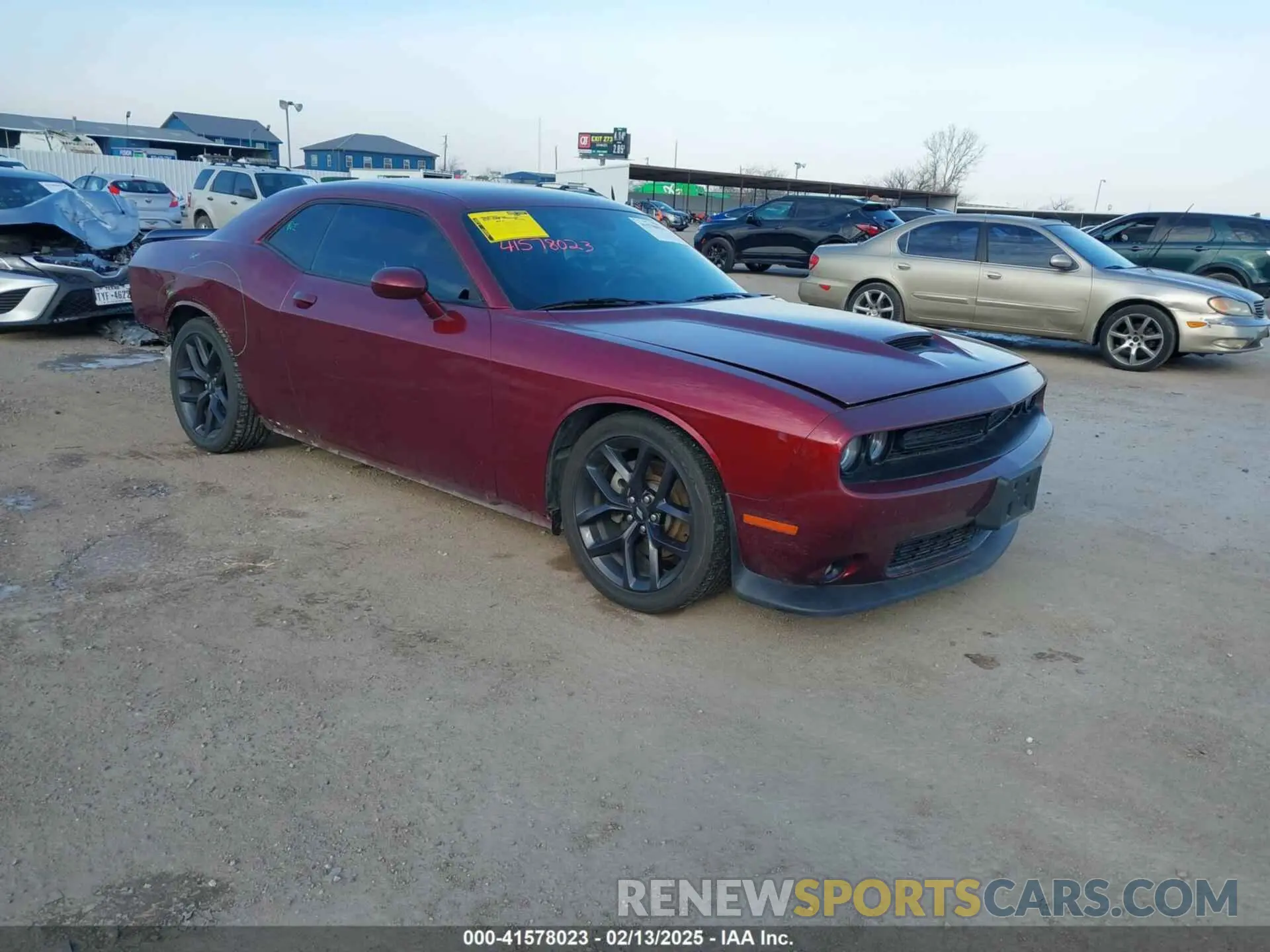 1 Photograph of a damaged car 2C3CDZJGXMH662594 DODGE CHALLENGER 2021