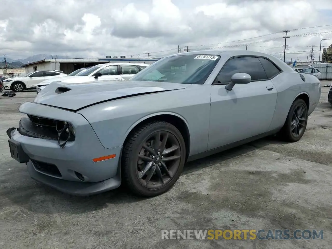 1 Photograph of a damaged car 2C3CDZKG1MH616019 DODGE CHALLENGER 2021